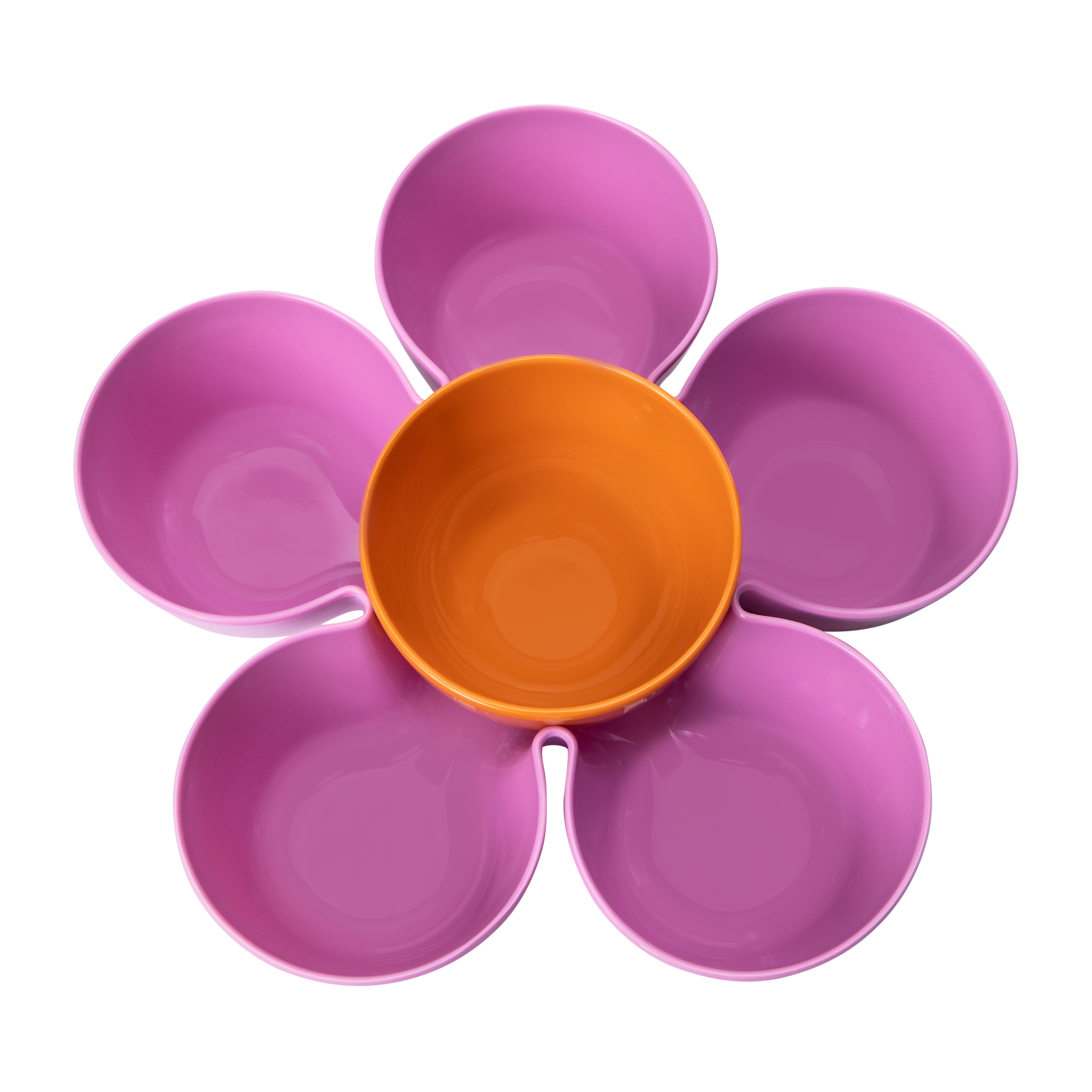 Flower Petal Chip And Dip Platter
