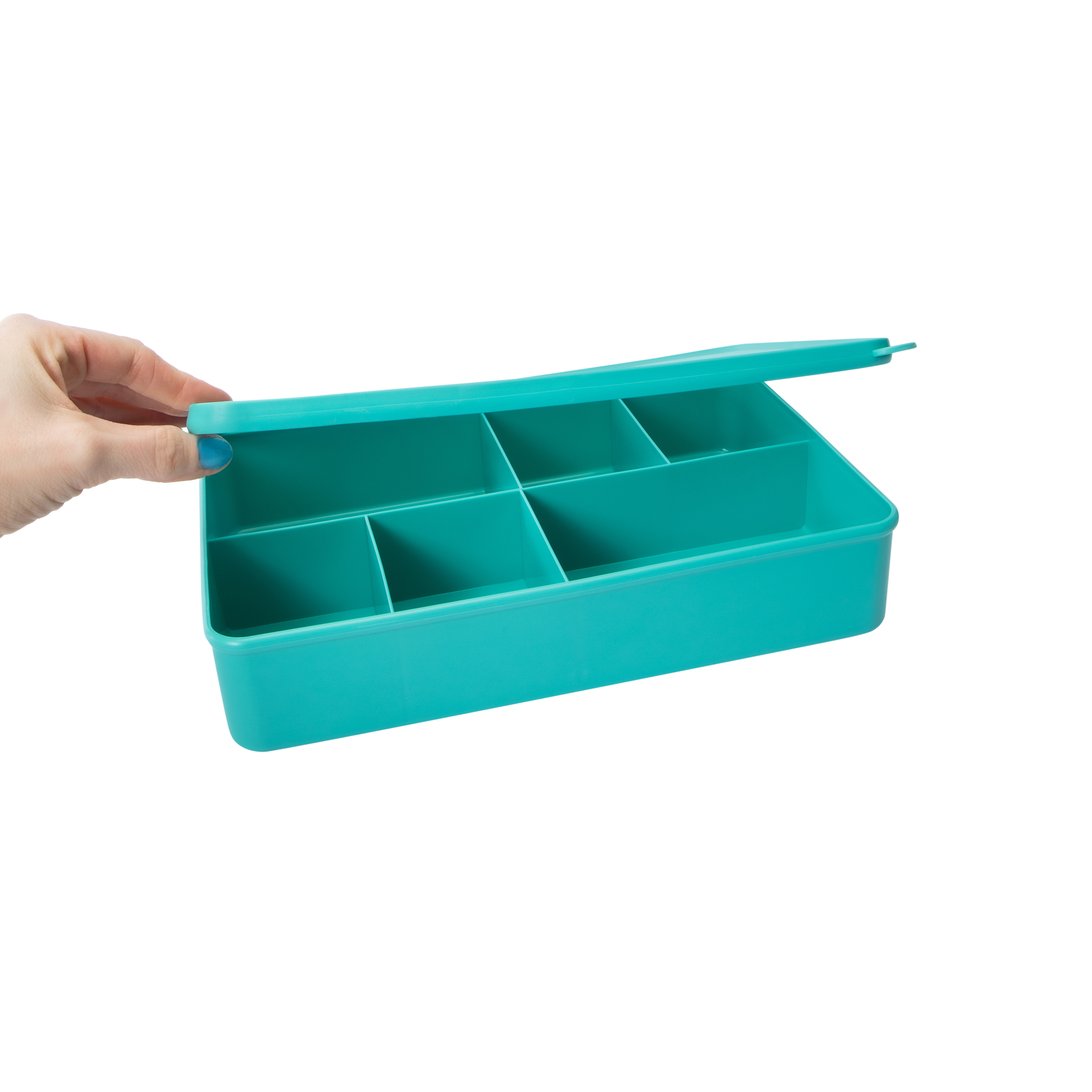 Six-Compartment Snack Box | Five Below Six-Compartment Snack Box | Five Below