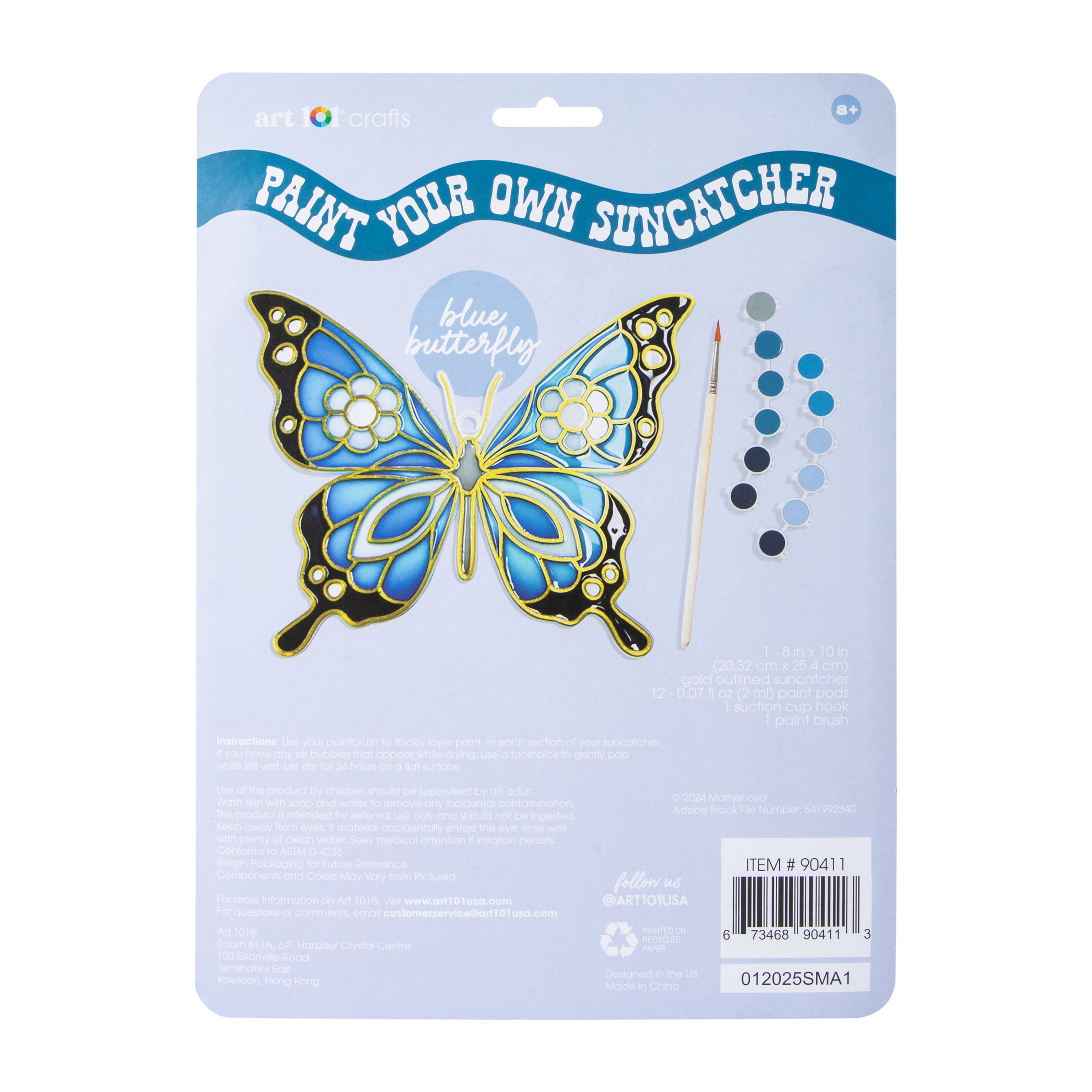 Art 101® Gallery® Paint Your Own Suncatcher Kit