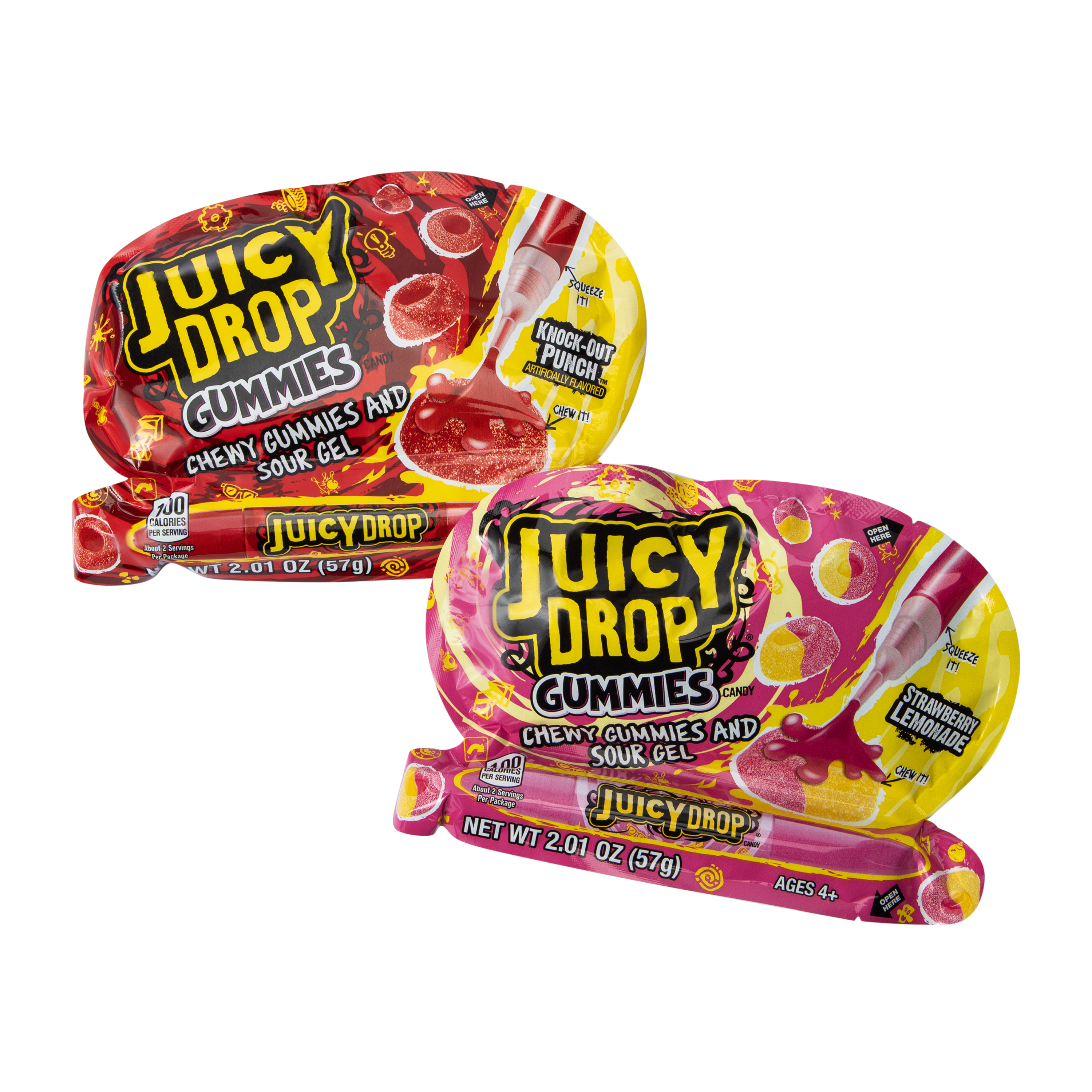 Juicy Drop® Valentine's Heart Gummies Box 4oz