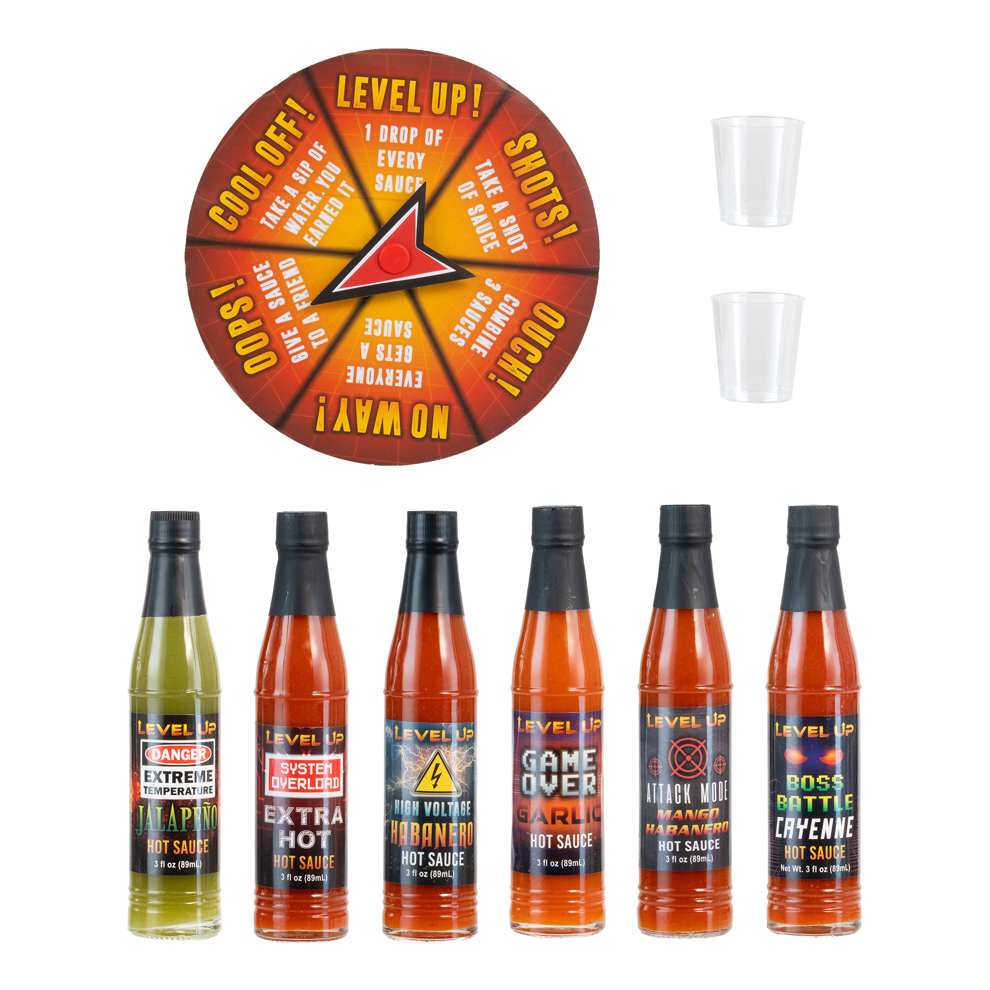 Level Up Scorching Spinner Challenge With 6 Deadly Sauces 18oz