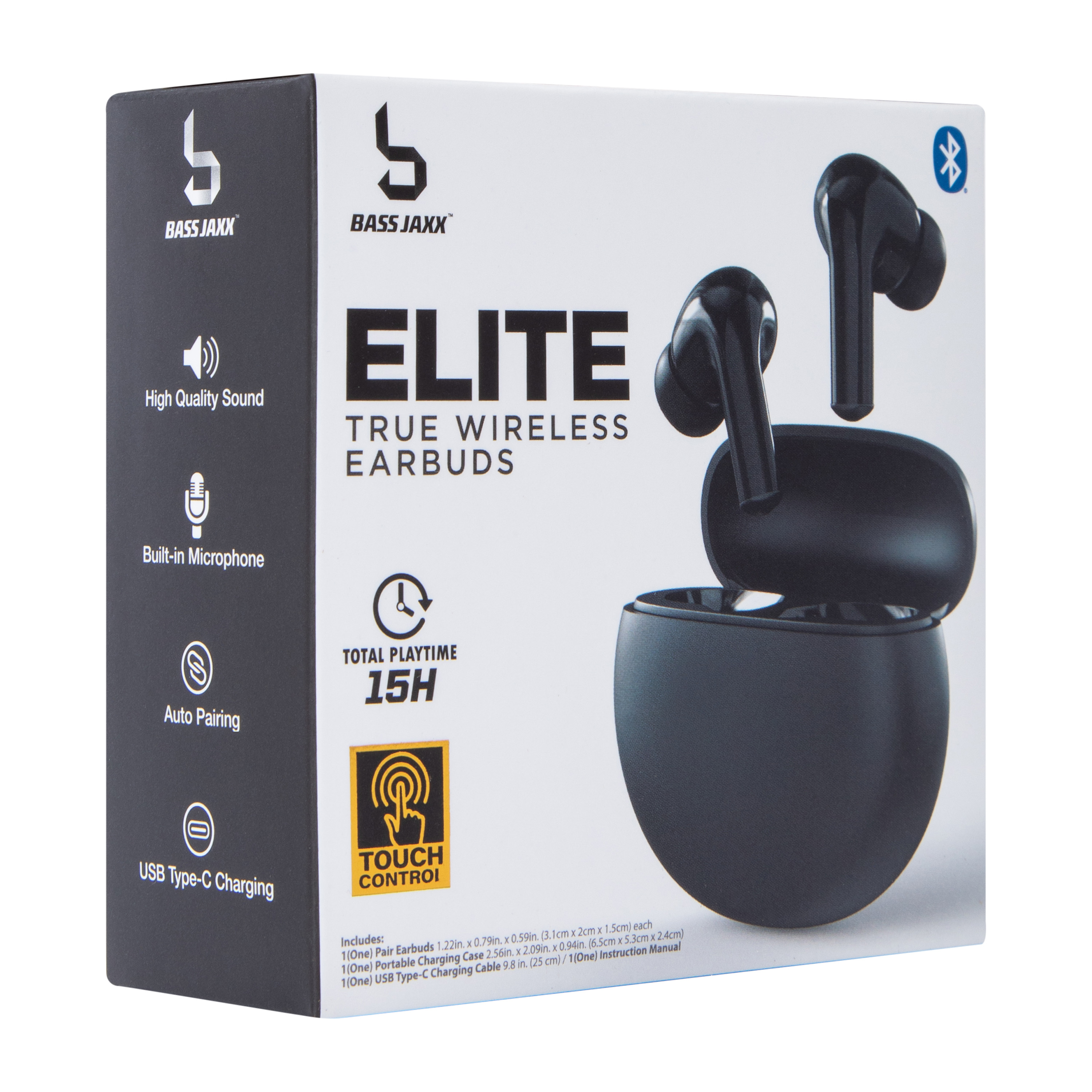 Bassjaxx™ Elite True Wire Earbuds