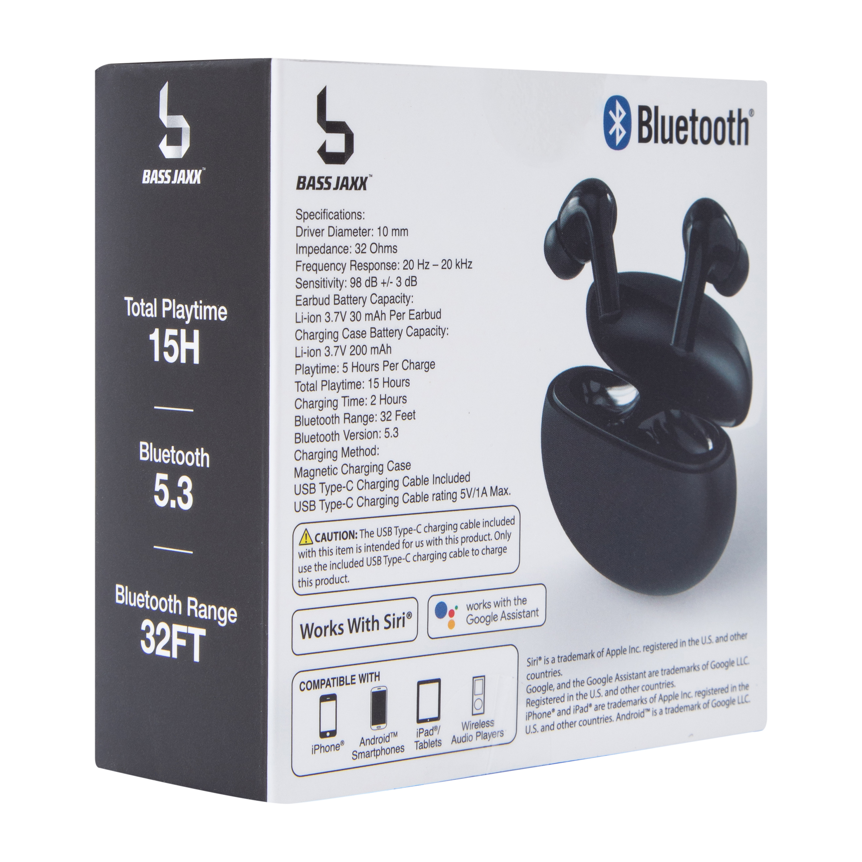 Bassjaxx™ Elite True Wire Earbuds