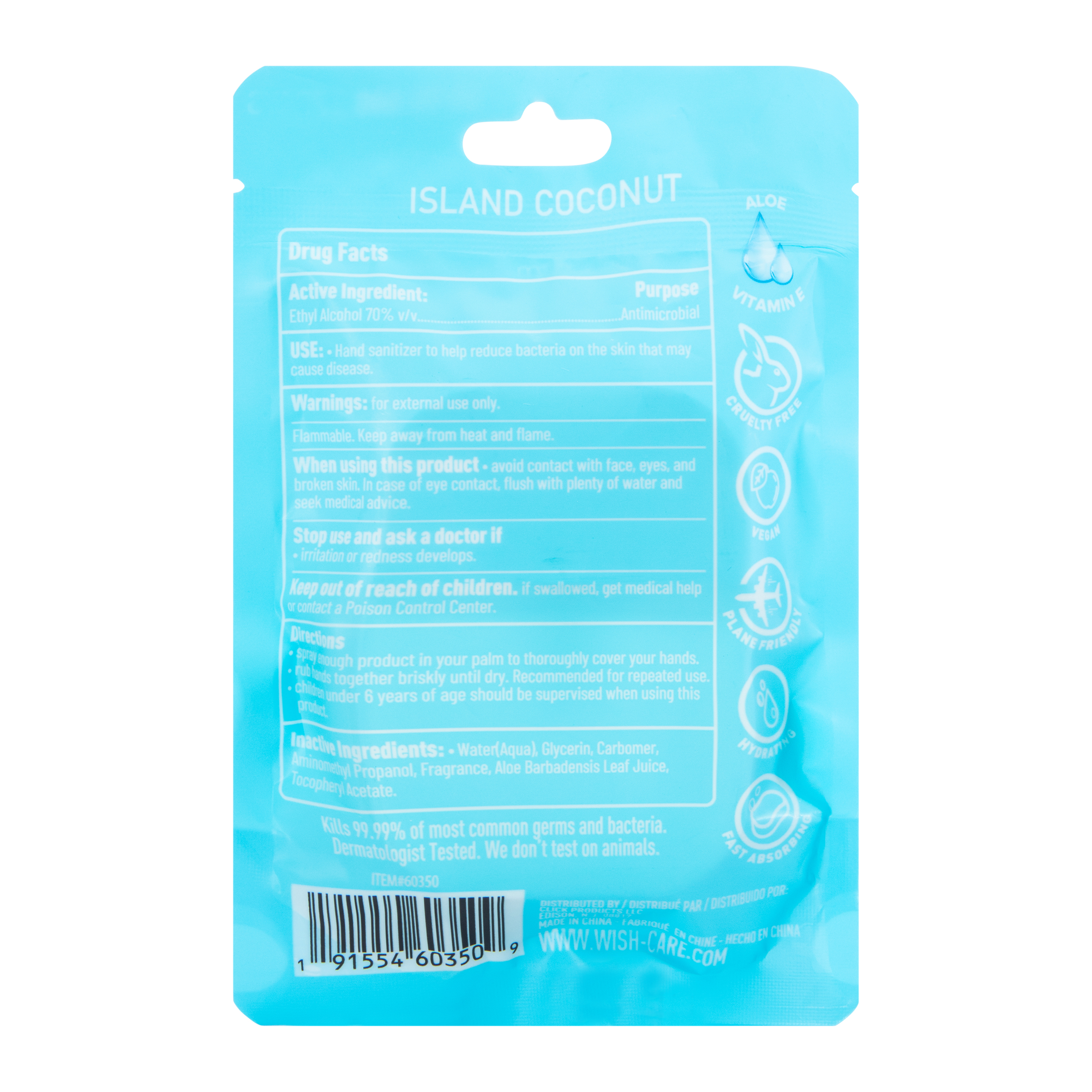 Wish Hydrating & Moisturizing Hand Sanitizer (Styles May Vary)