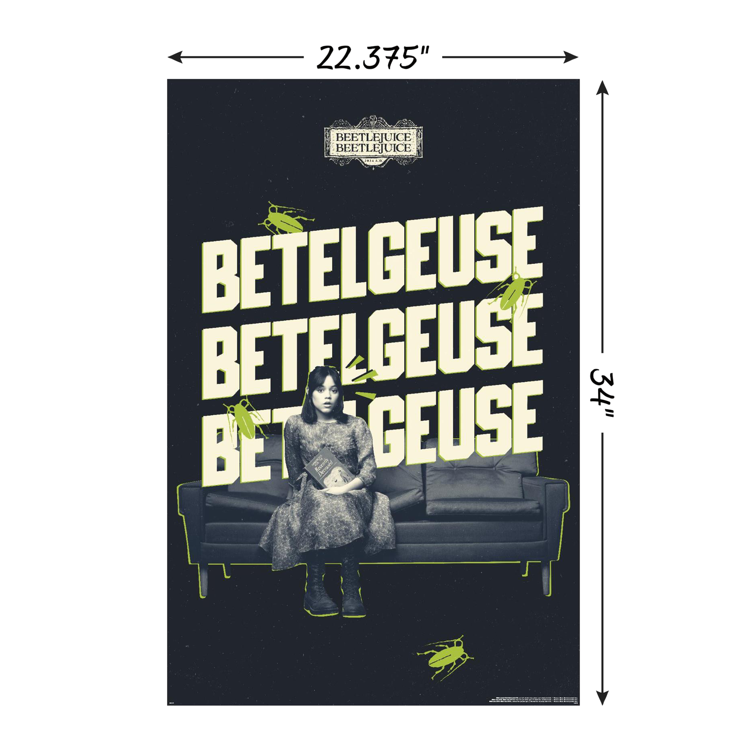 Halloween Wall Art Poster 22.3in x 34in