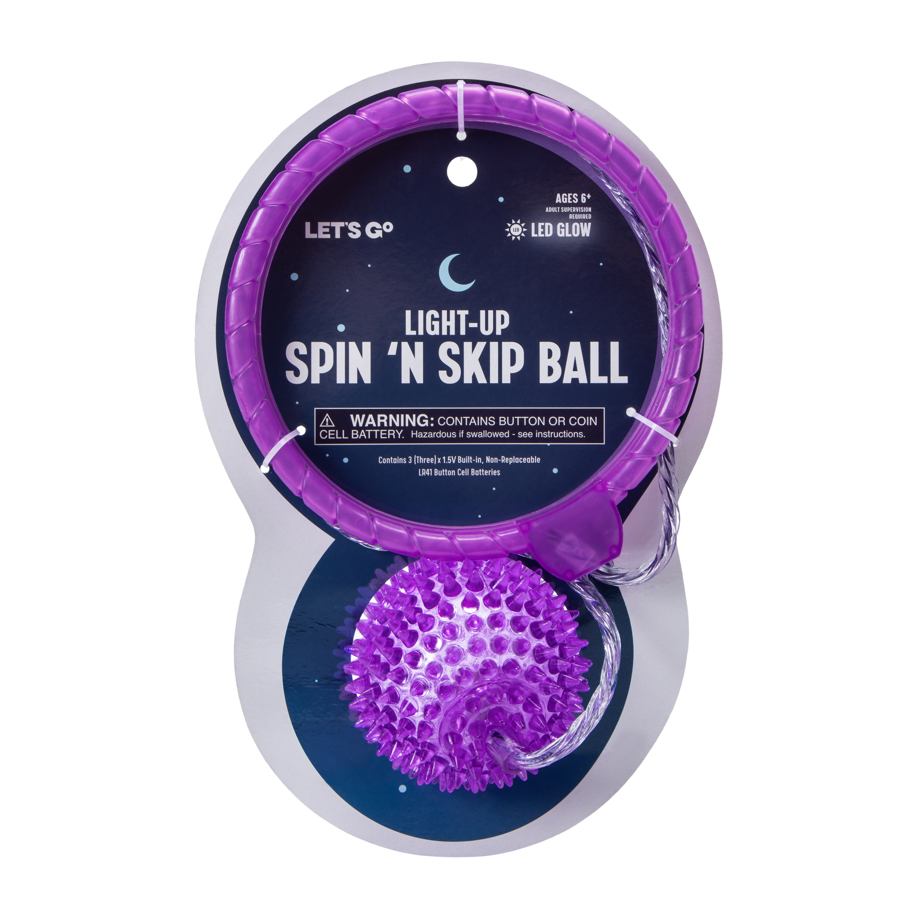 Light-Up Spin 'N Skip Ball