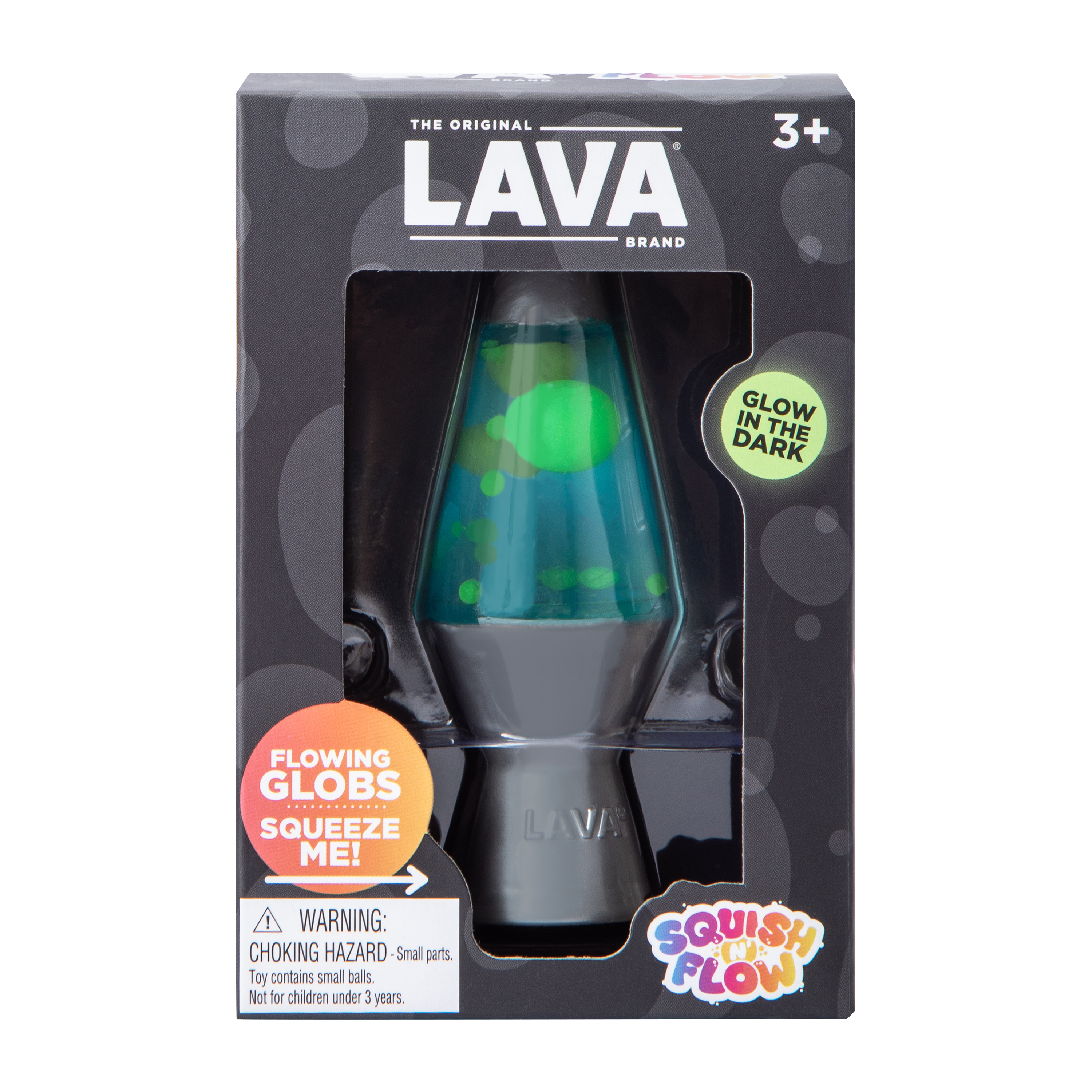 Lava® Glow In The Dark Squish N' Flow Lamp (Styles May Vary)