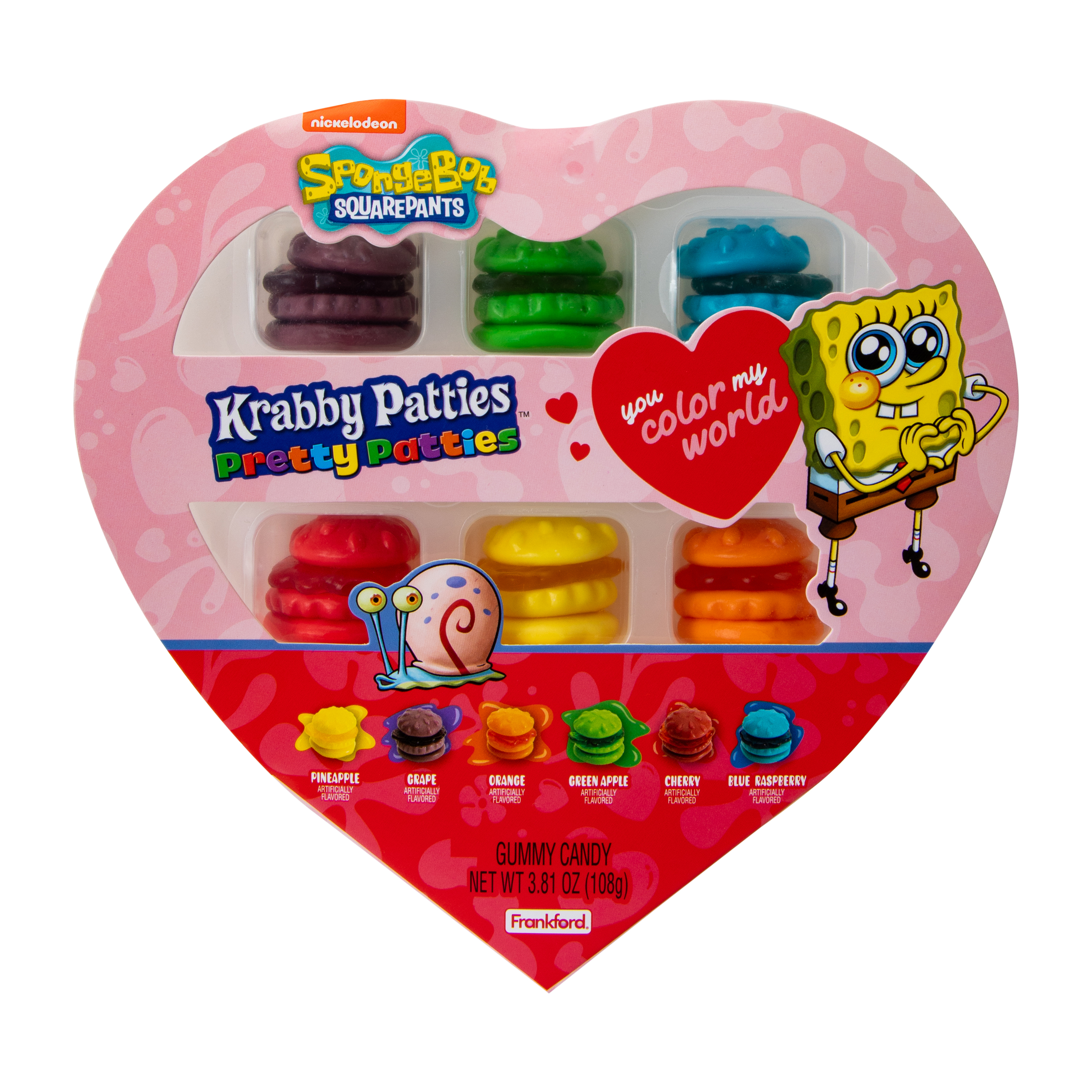 Krabby Patties Pretty Patties Gummy Candy 3.81oz