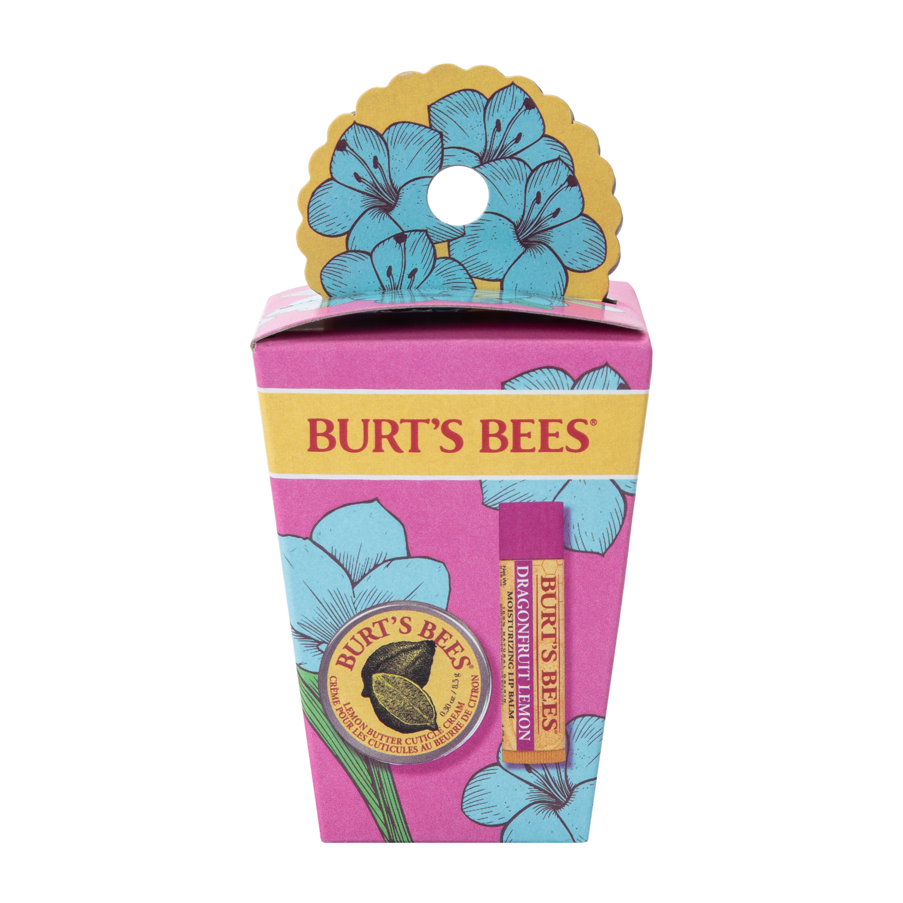 Burt's Bees® Dragonfruit Lemon Moisturizing Lip Balm Spring Gift Set 0.15oz