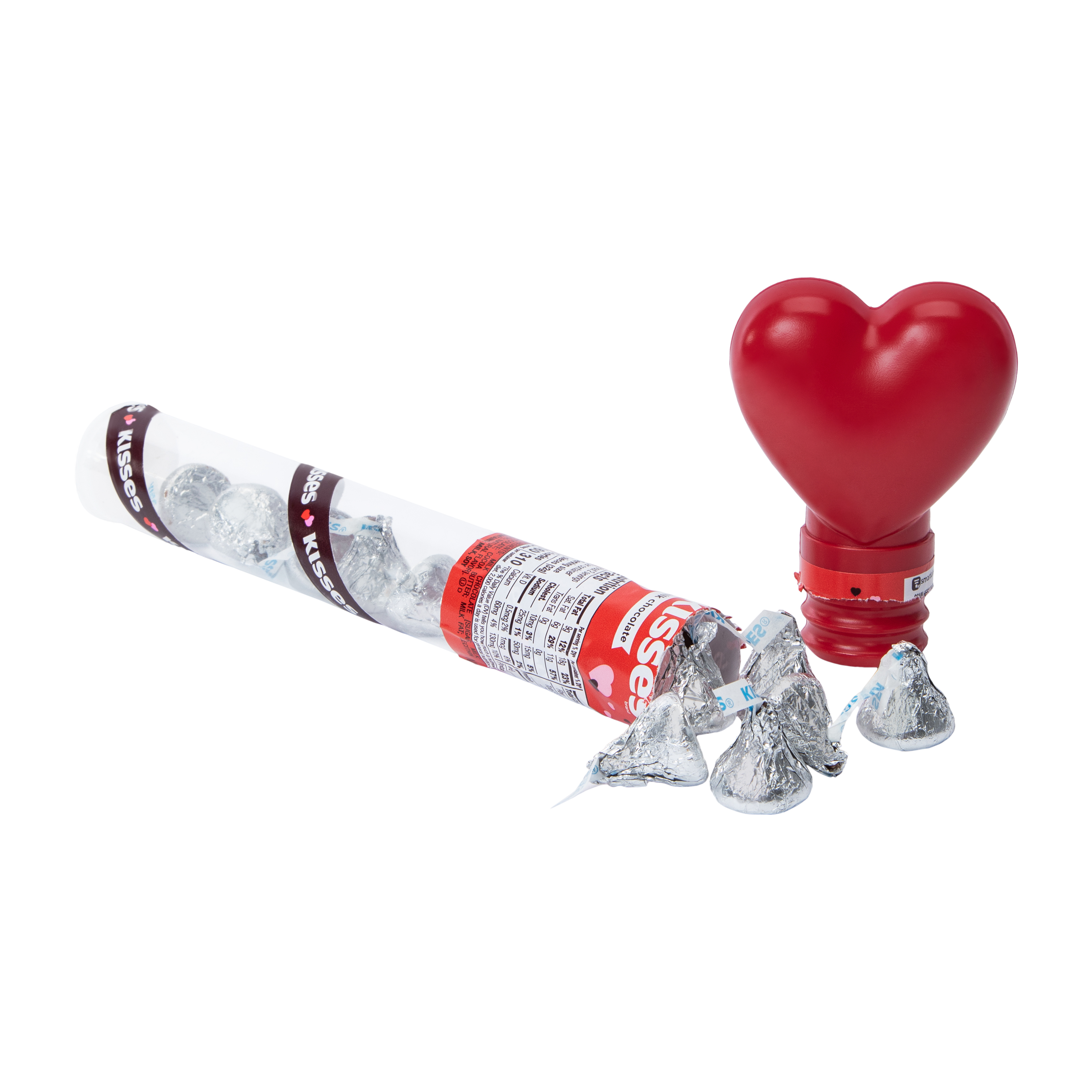 Valentine's Kisses Heart Candy Cane 2.24oz
