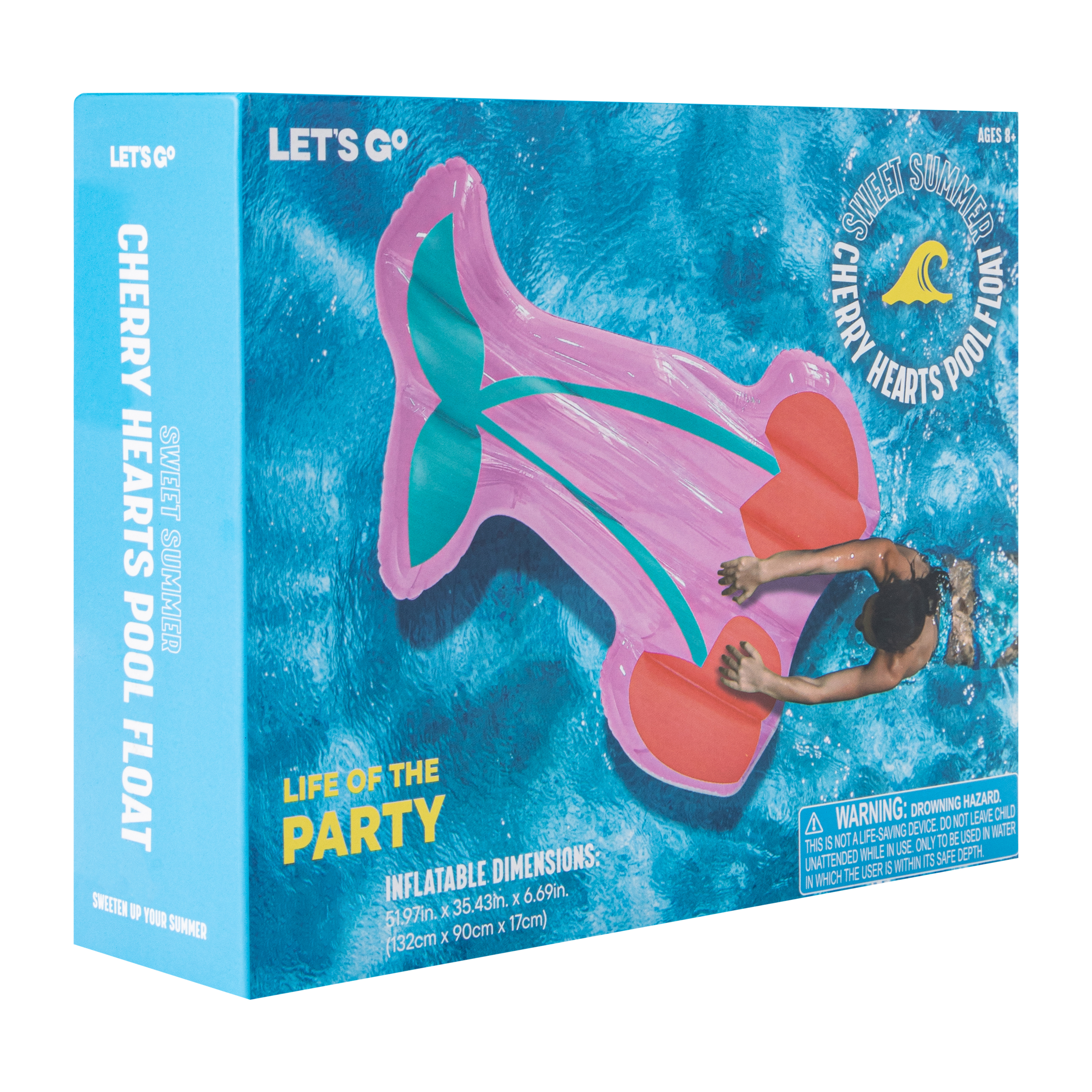 Cherry Hearts Pool Float