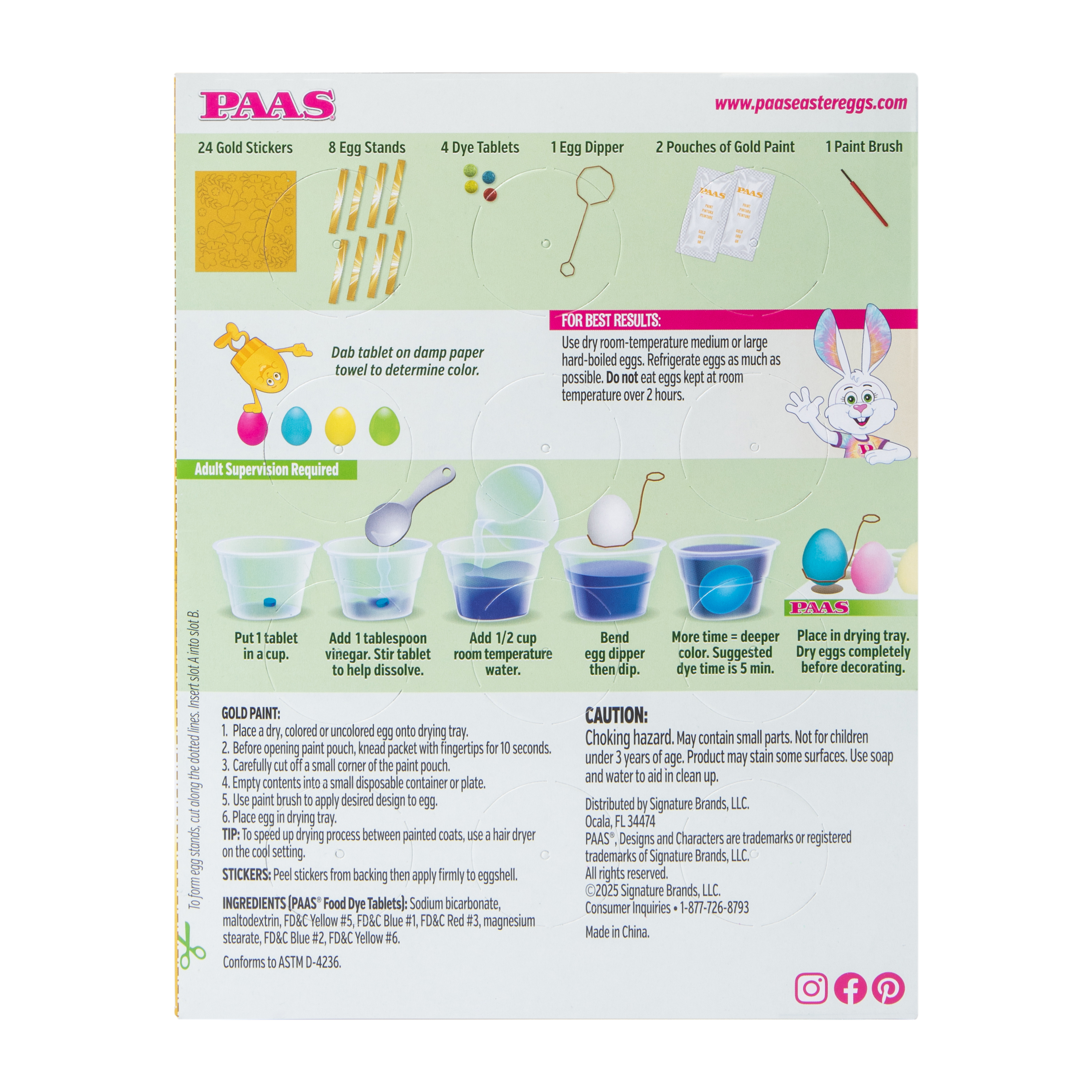 Paas® Gold Shimmer Egg Decorating Kit