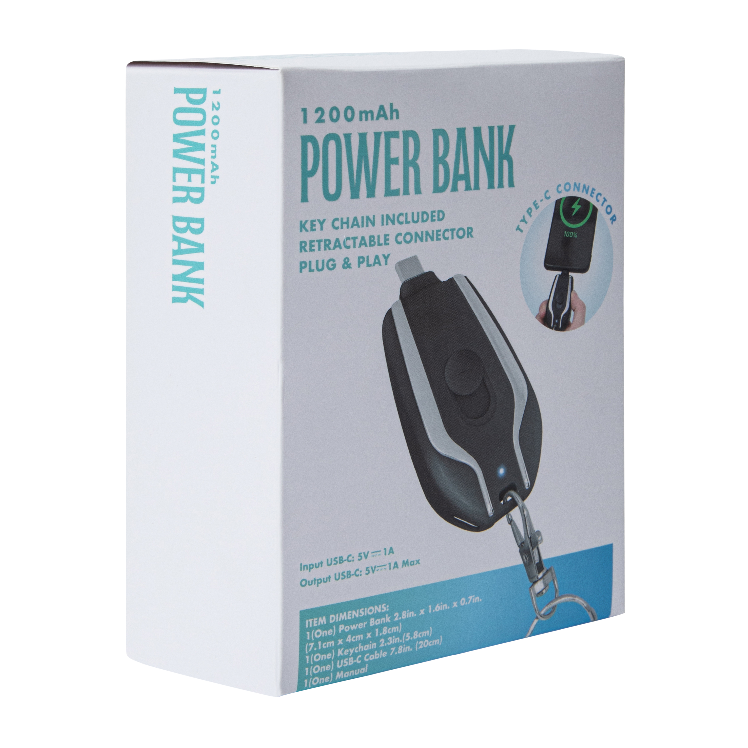 Keychain Powerbank 1200MAh