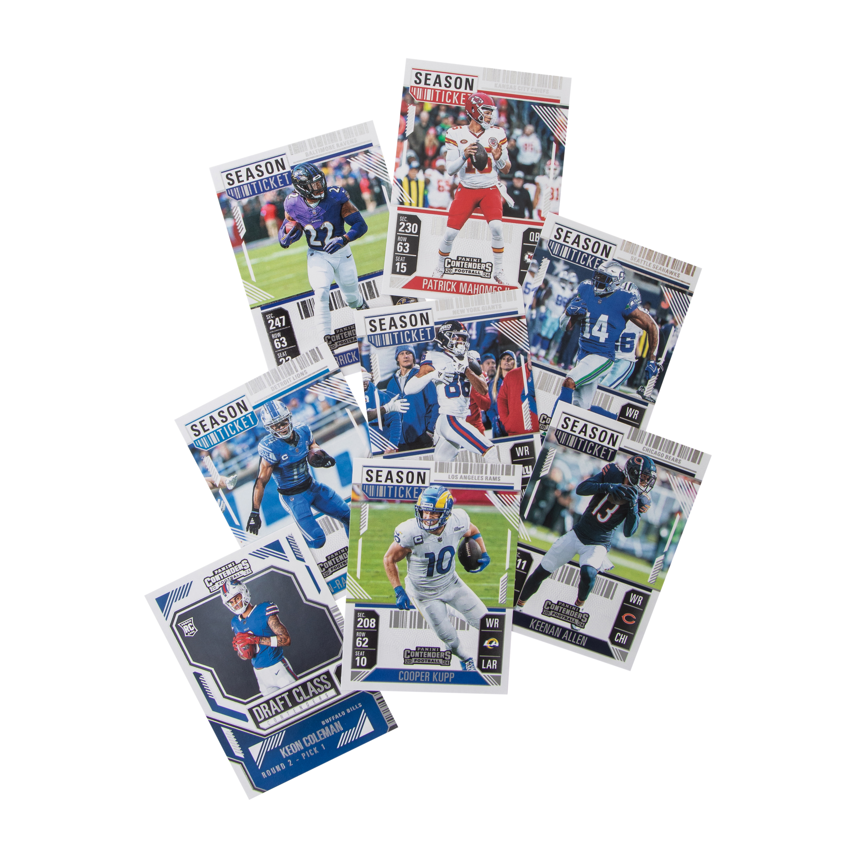 Panini NFL Contenders 2024 Football Card Pack  (Styles May Vary)