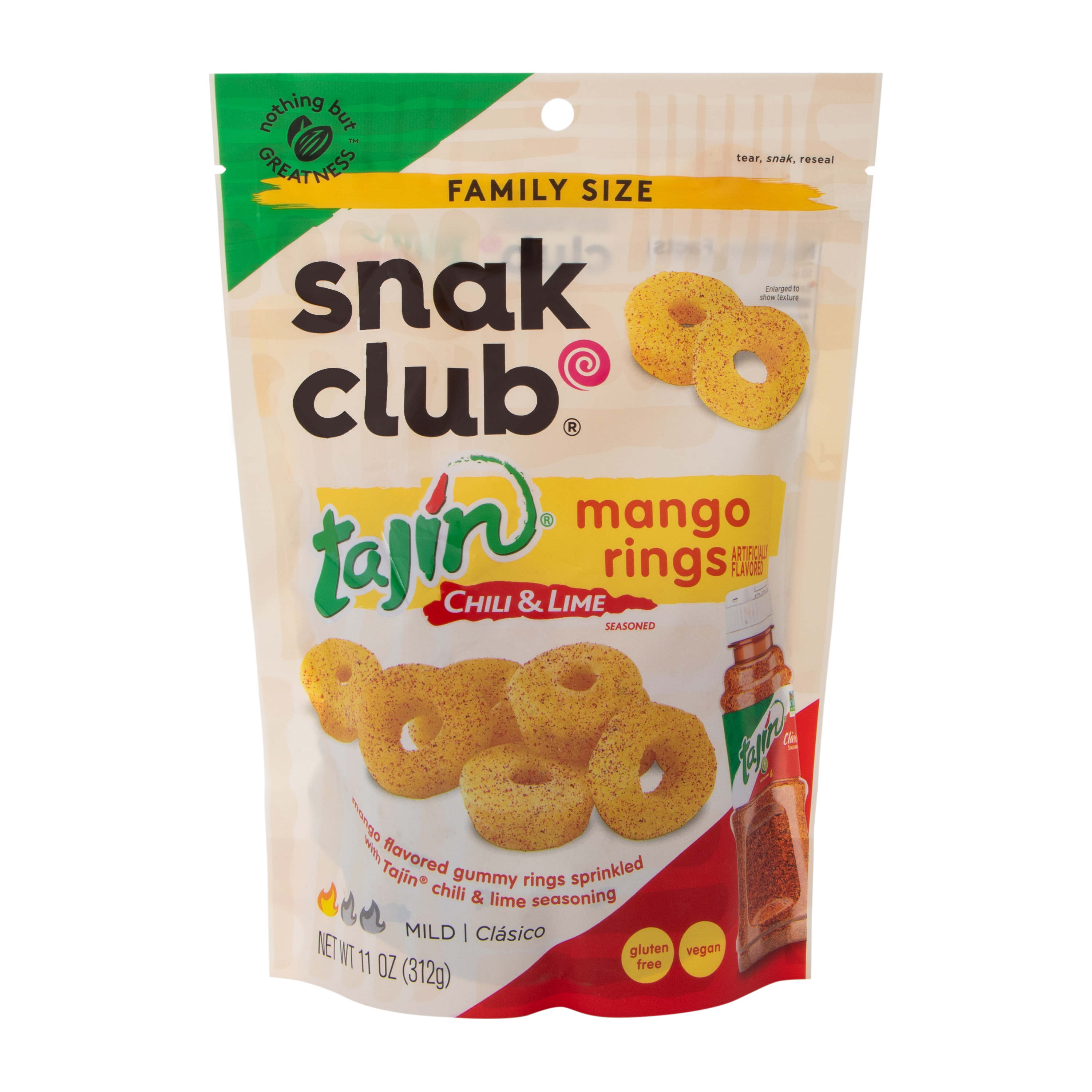 Snack Club® Tajin® Mango Rings 11oz