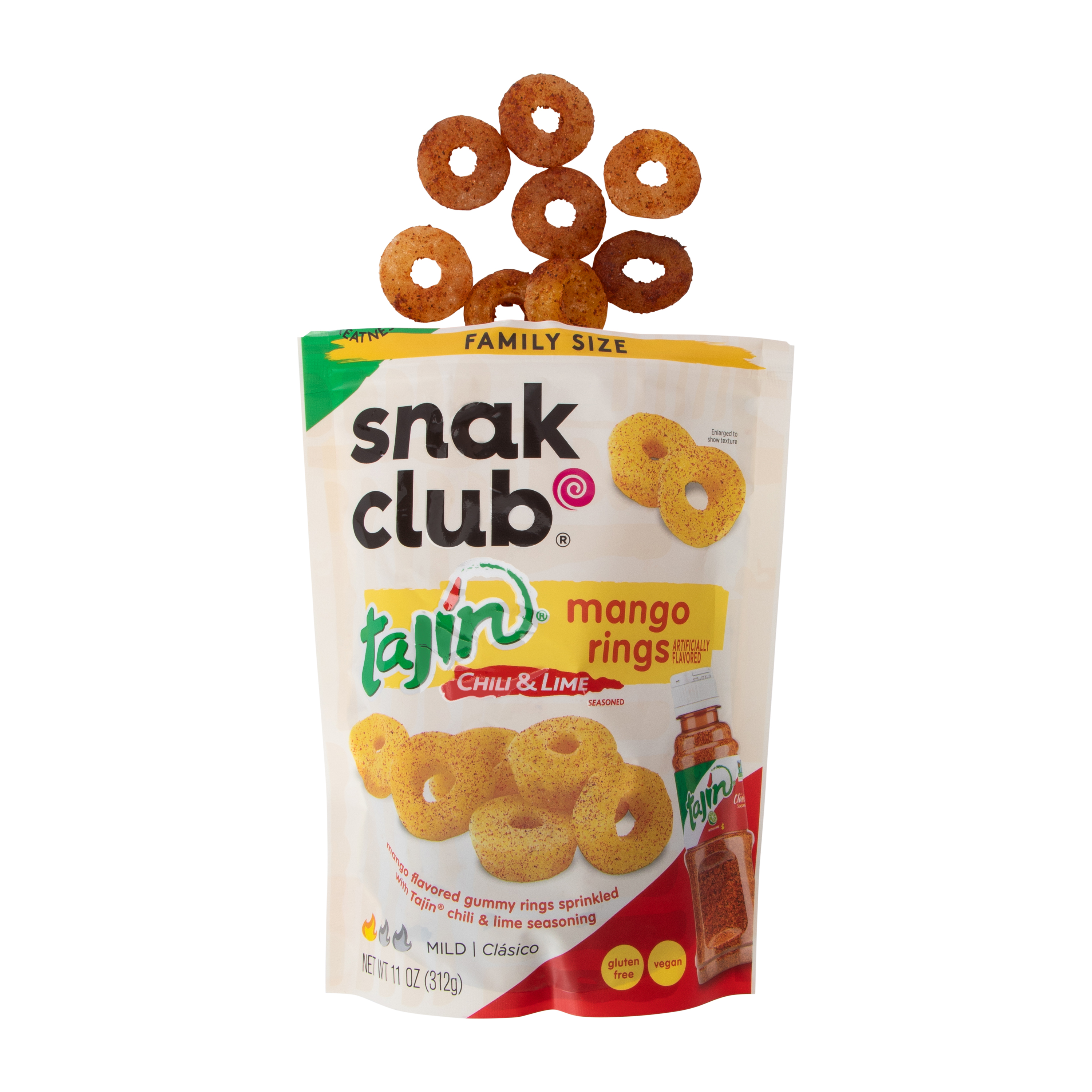 Snack Club® Tajin® Mango Rings 11oz