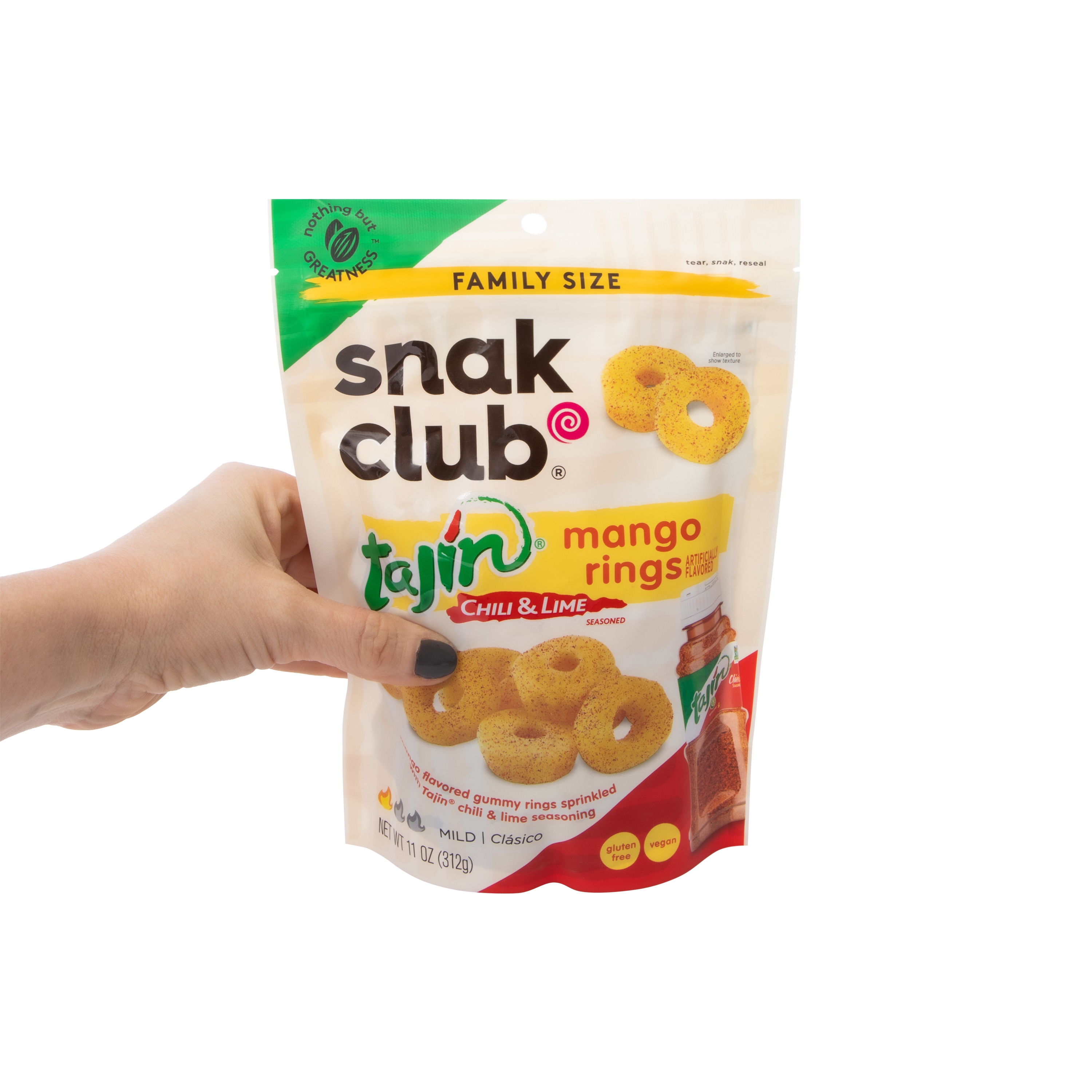 Snack Club® Tajin® Mango Rings 11oz