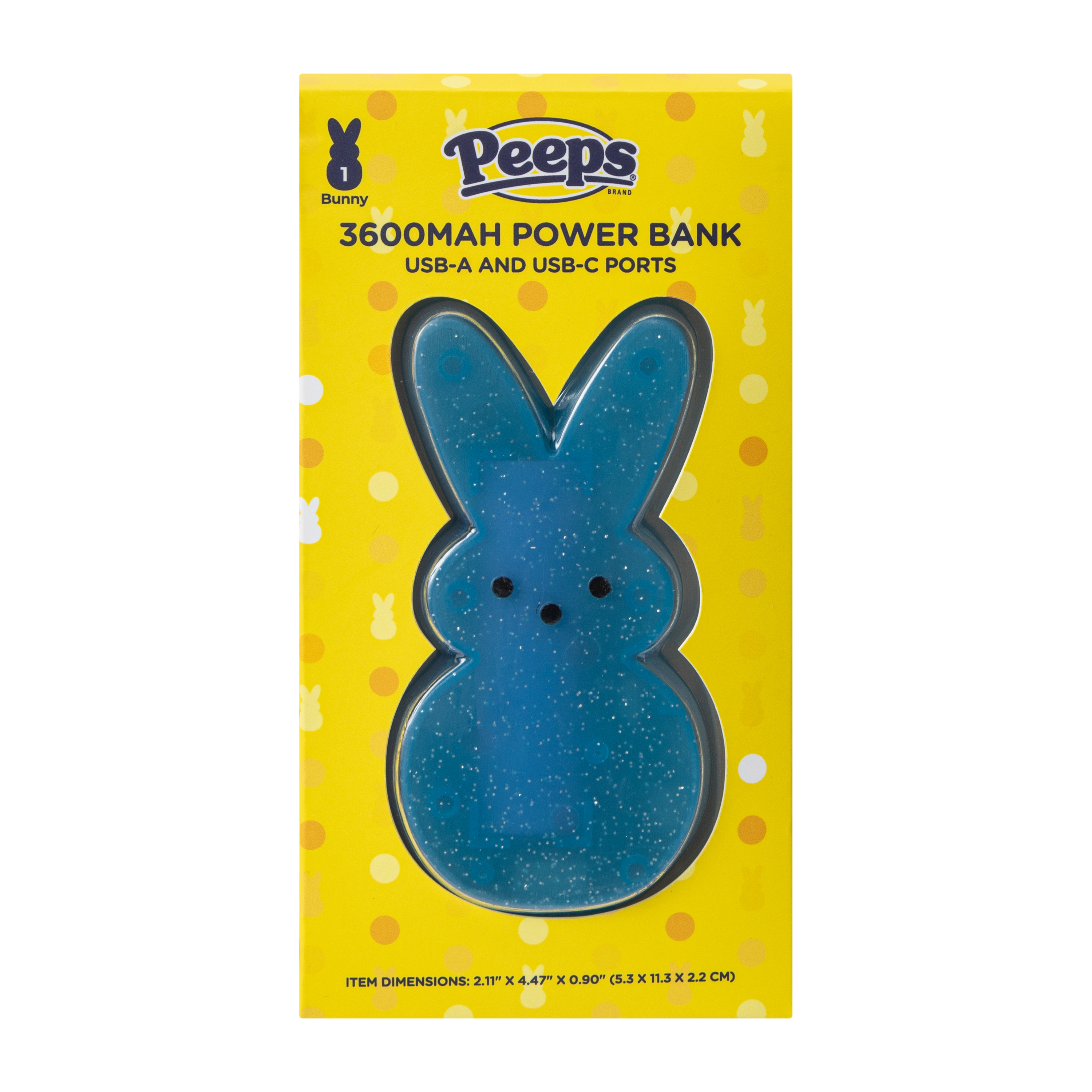 Peeps® Bunny Power Bank 3600MAH