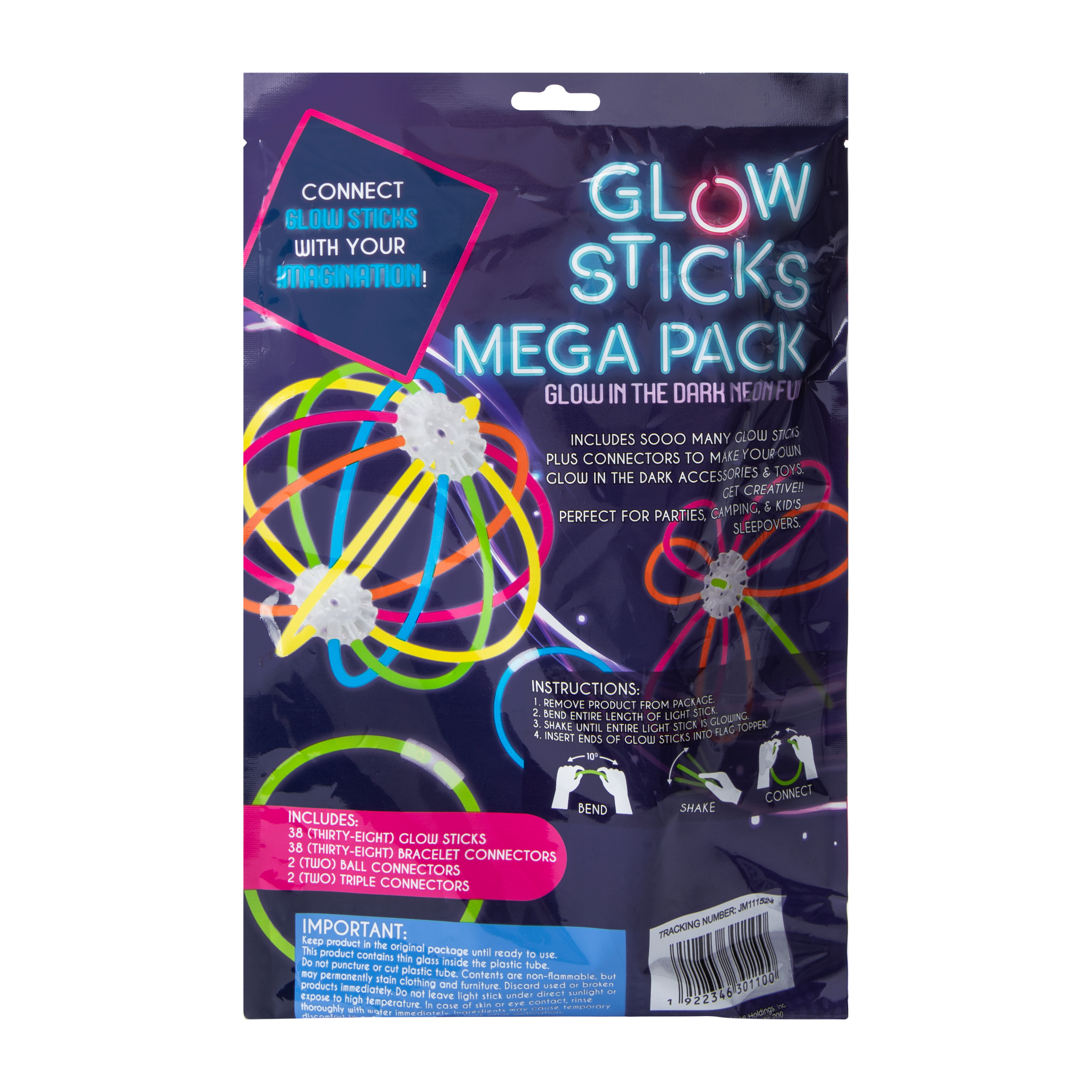 Glow Sticks Mega Pack Set | Five Below