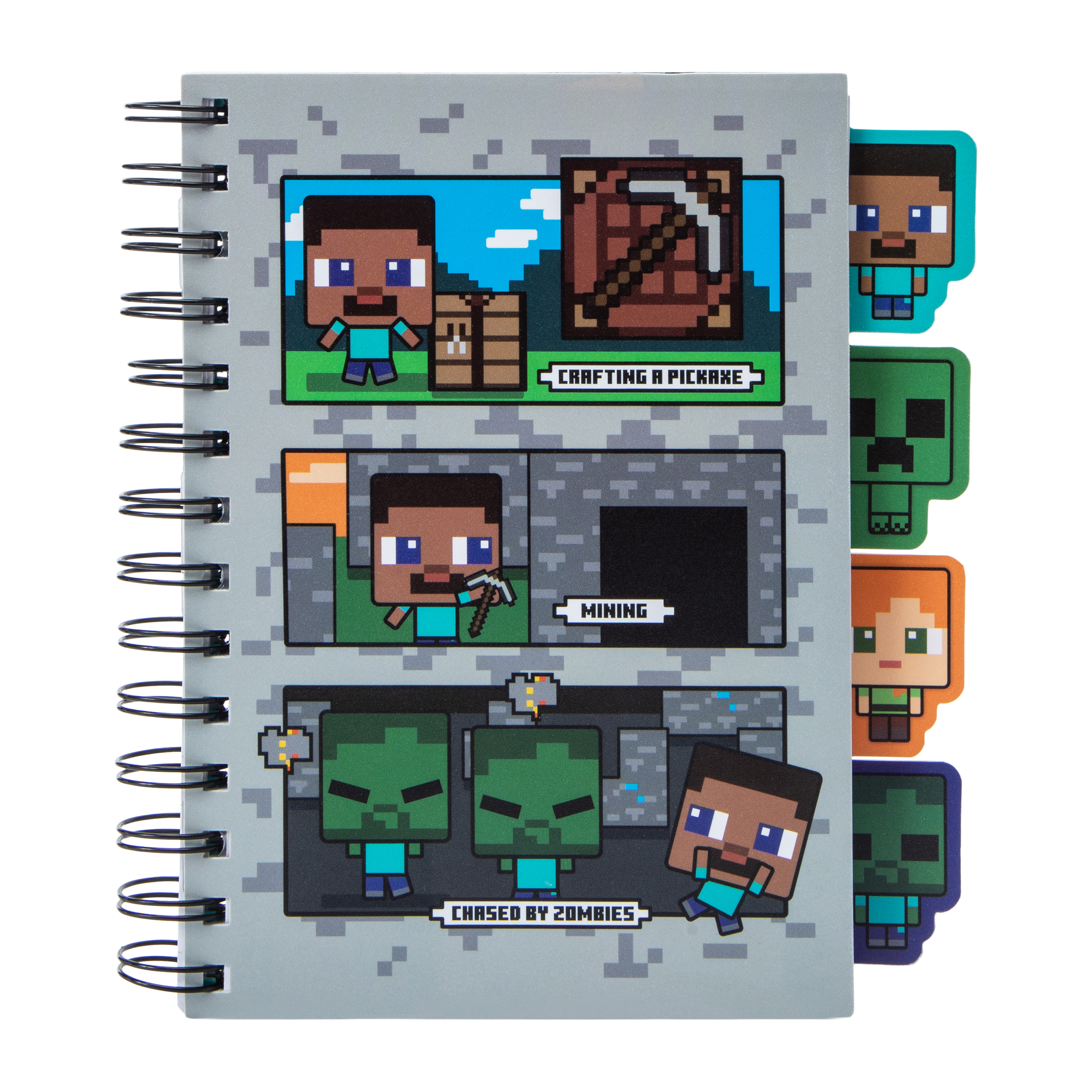 Minecraft Notebook With Dividers Set