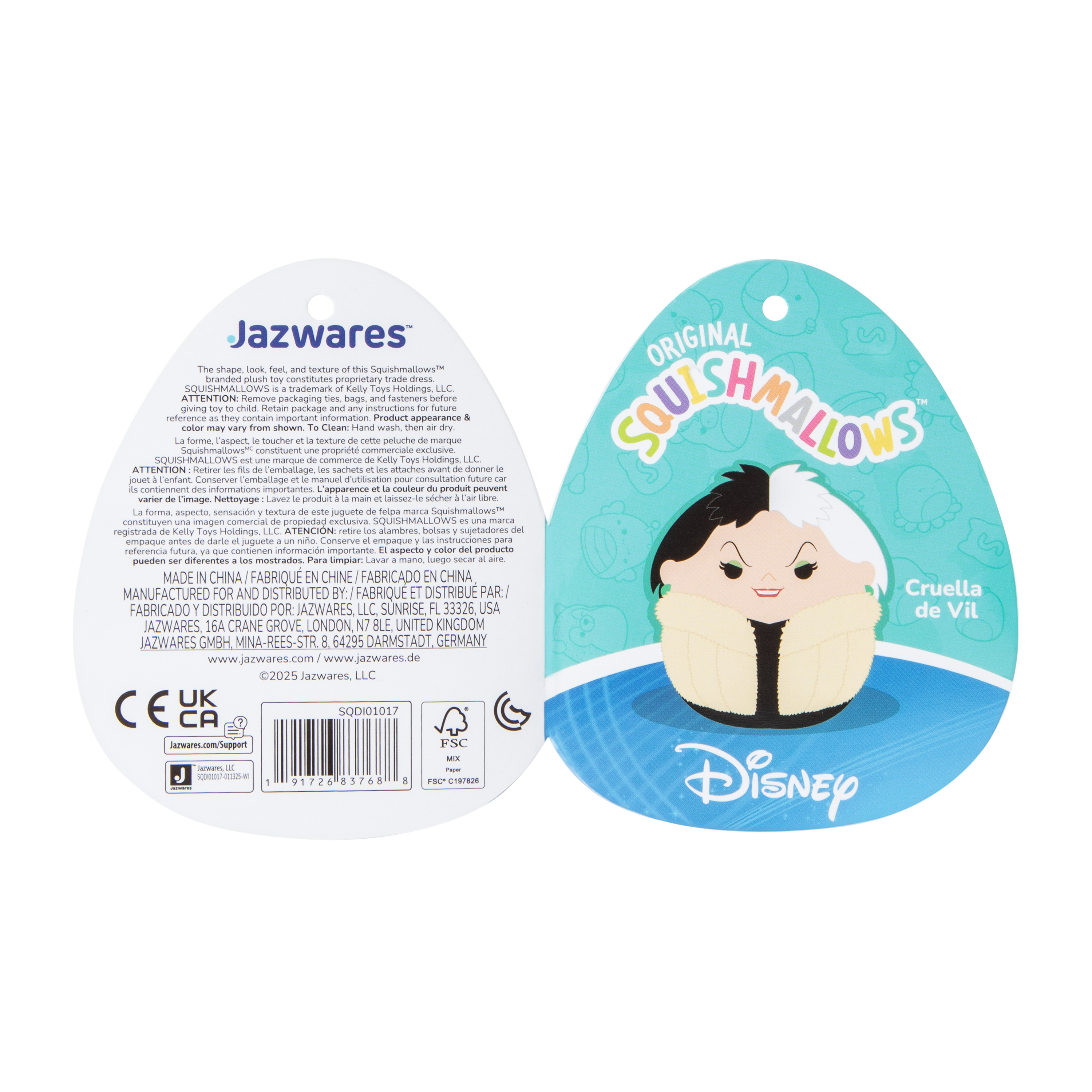 Disney Squishmallows™ Villains Plush