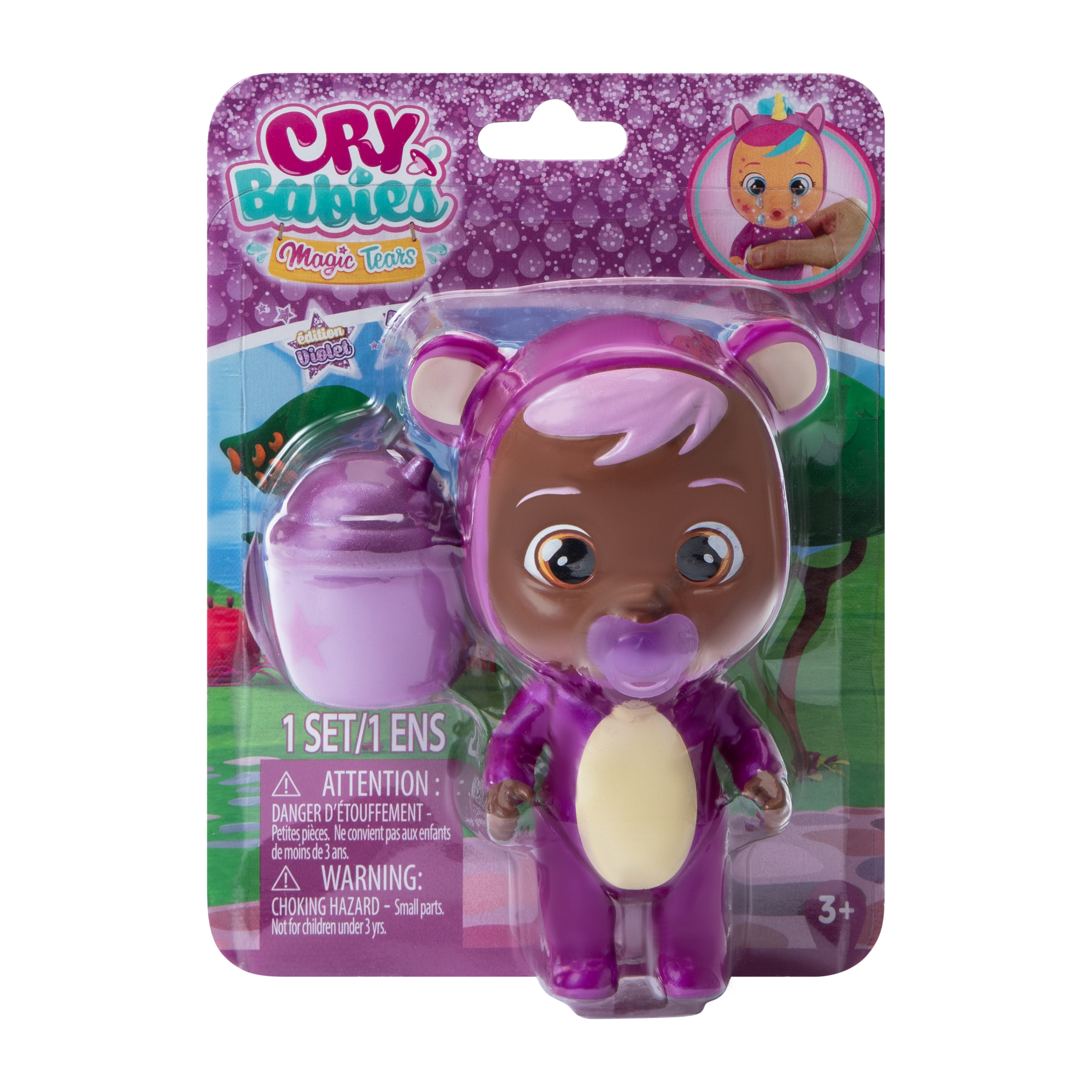 Cry Babies Magic Tears Purple Edition Doll Set
