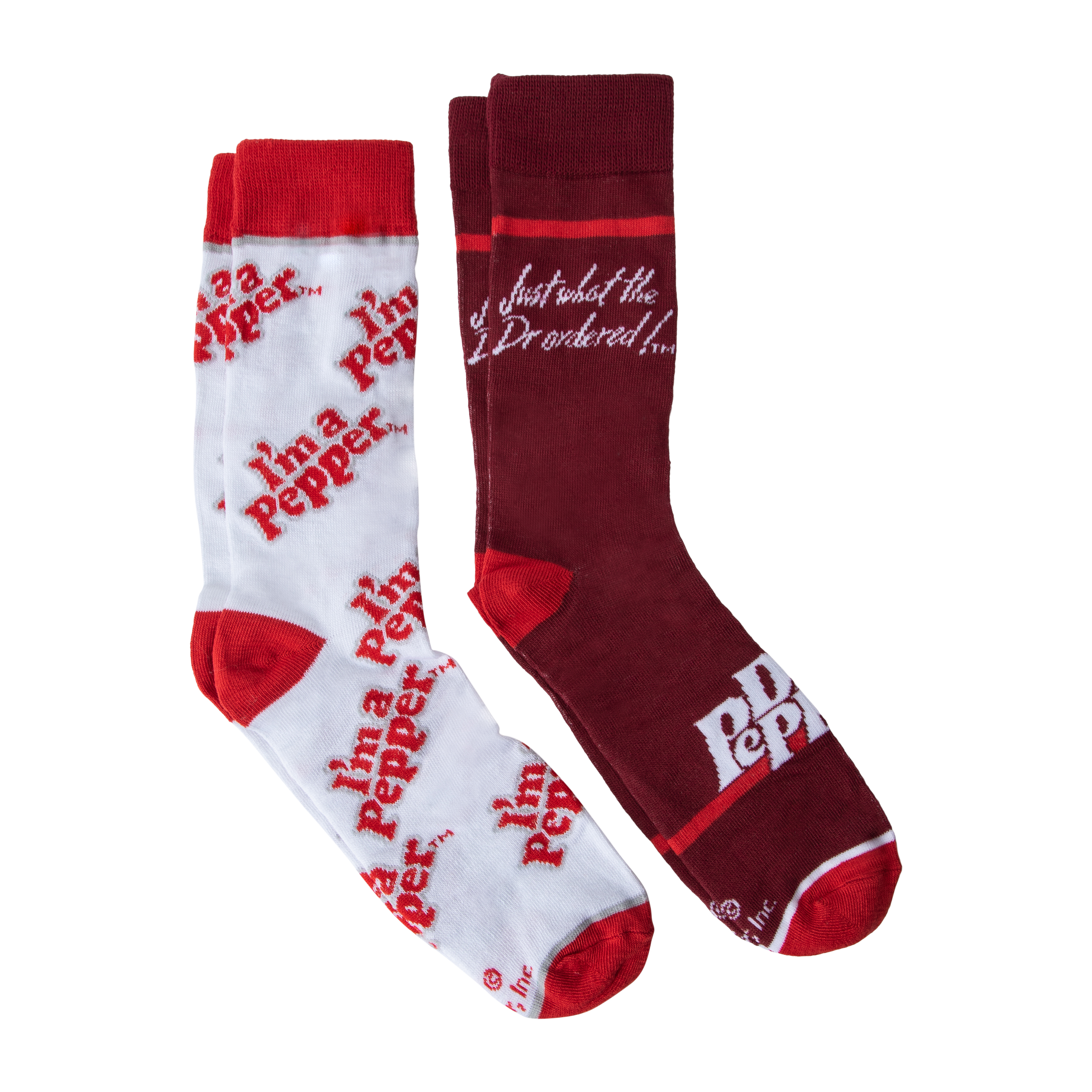 Dr. Pepper® Crew Socks 2-Pairs Can