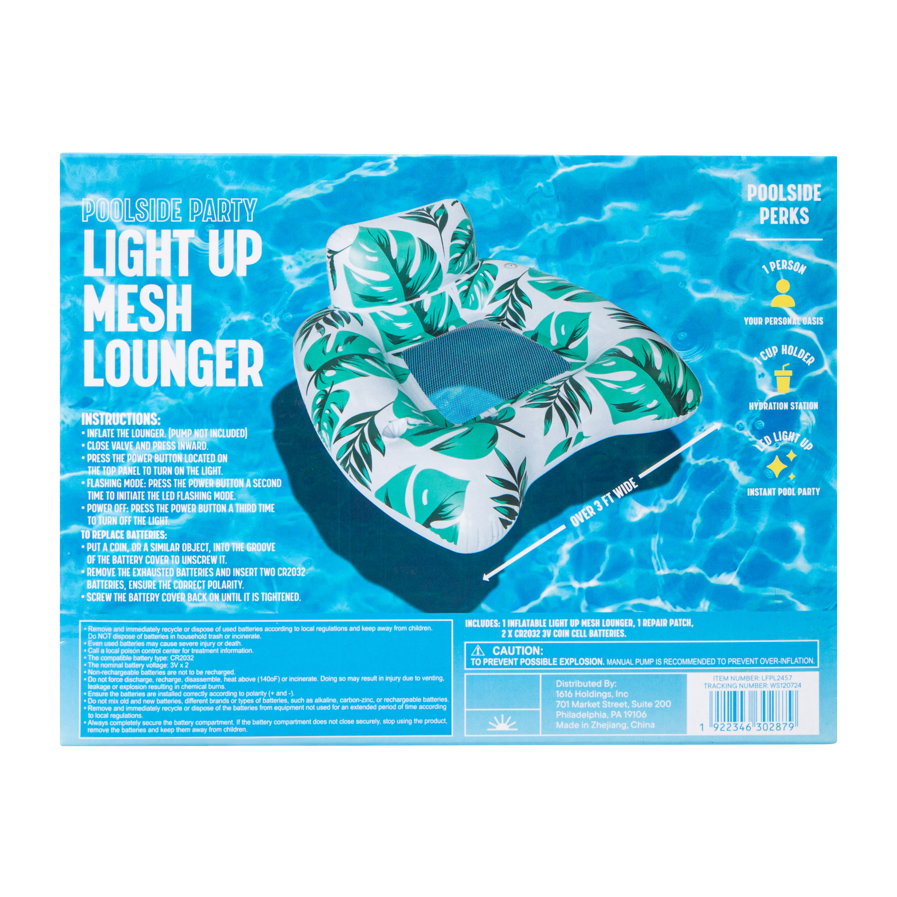 Light Up Mesh Lounger