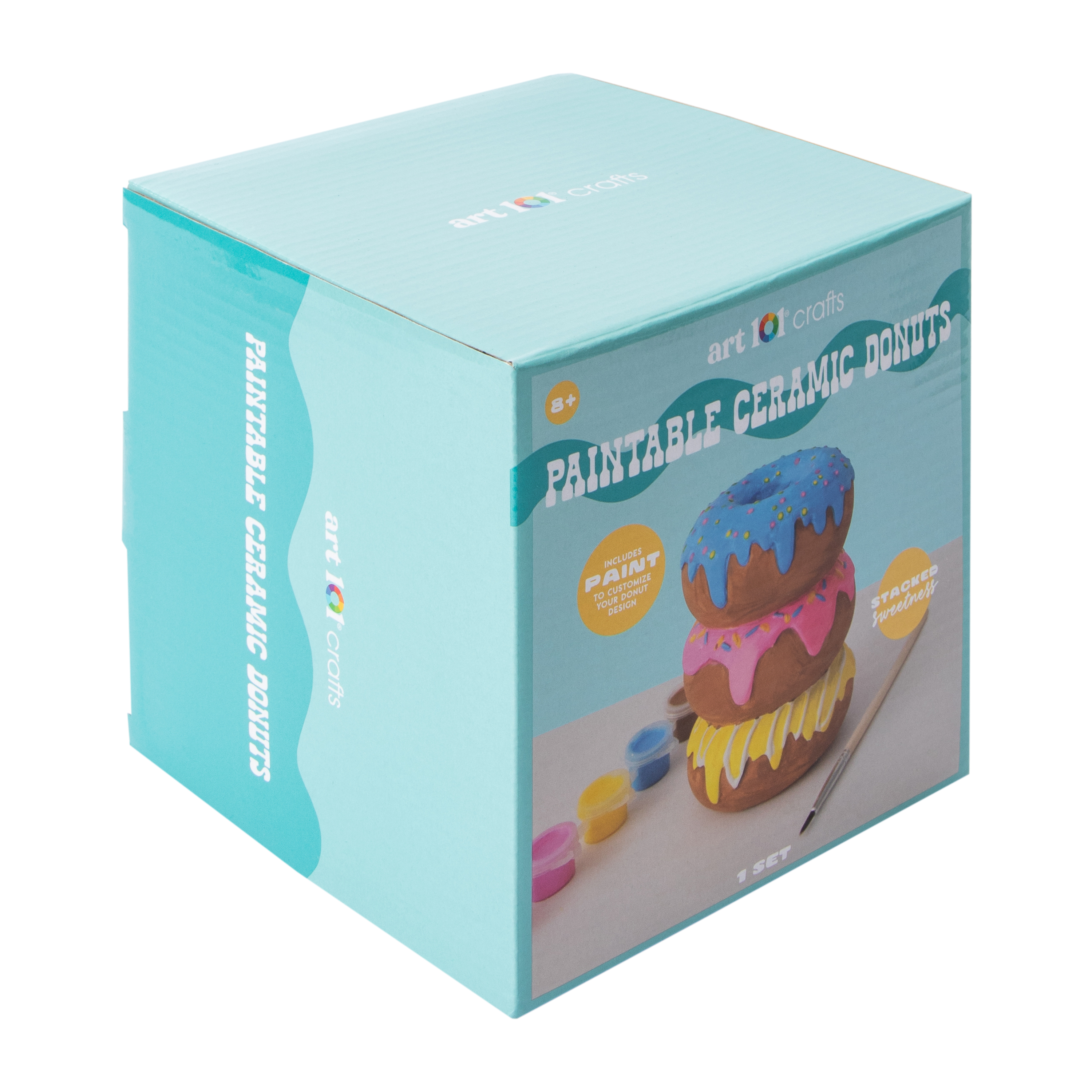 Art 101® Crafts Paintable Ceramic Dessert Set
