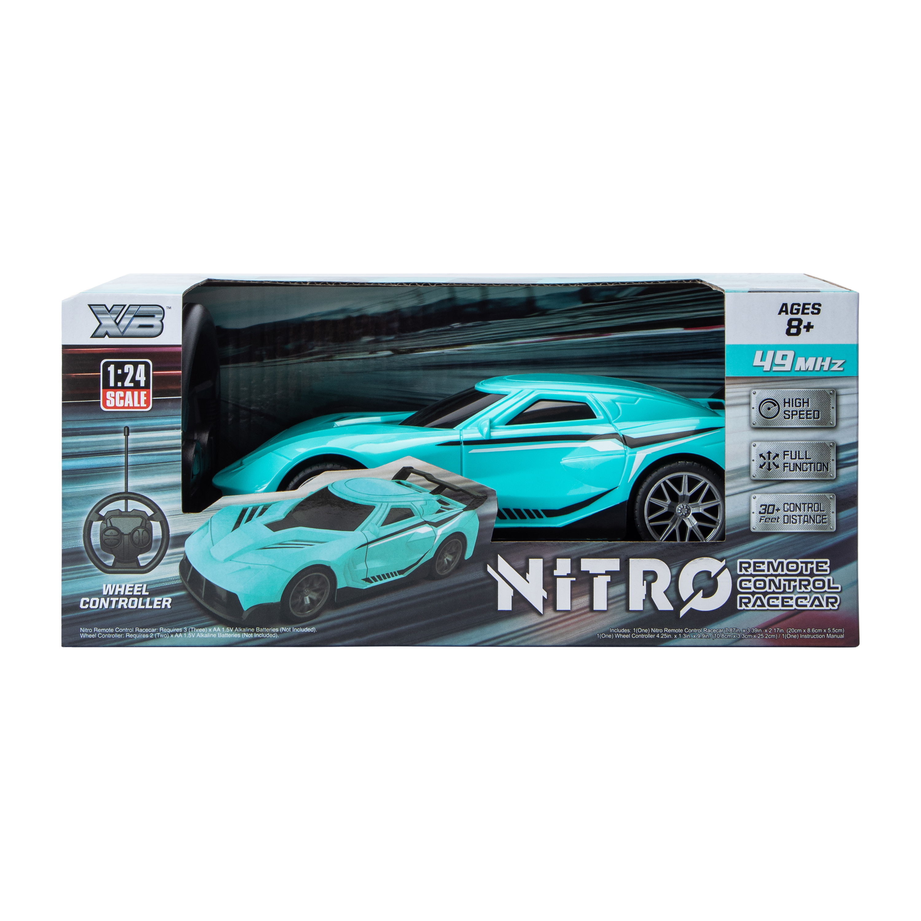 XVB™ Nitro Remote Controlled Racecar 40MHz