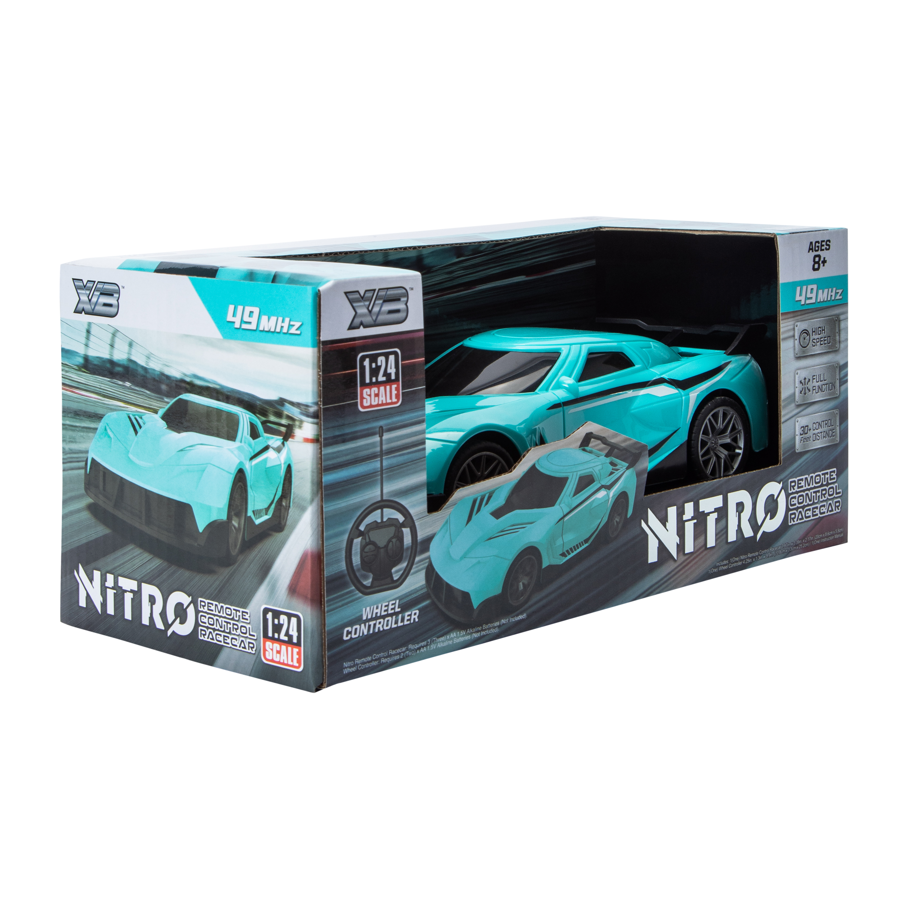 XVB™ Nitro Remote Controlled Racecar 40MHz