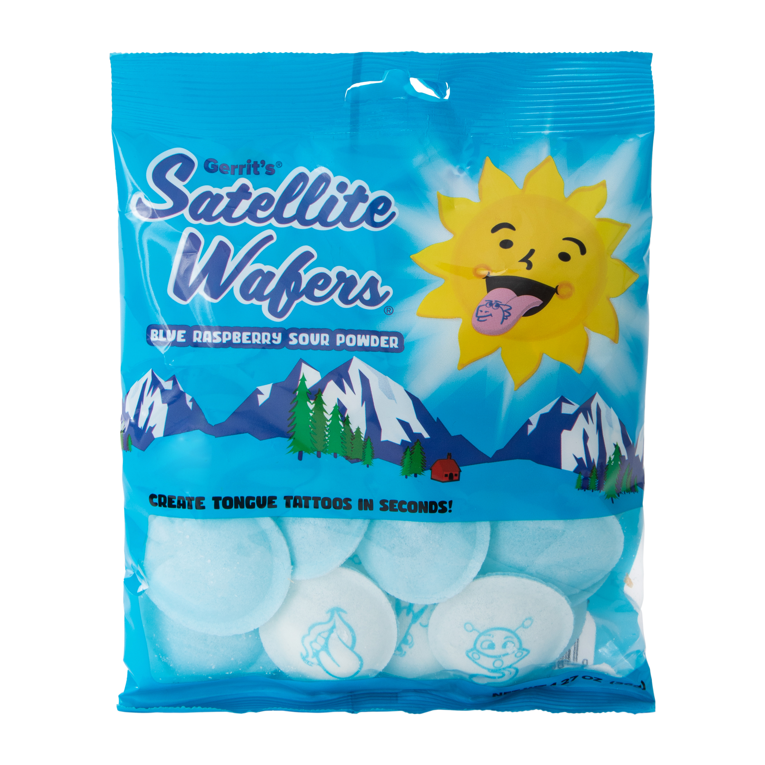 Gerrit's® Blue Raspberry Satellite Wafers