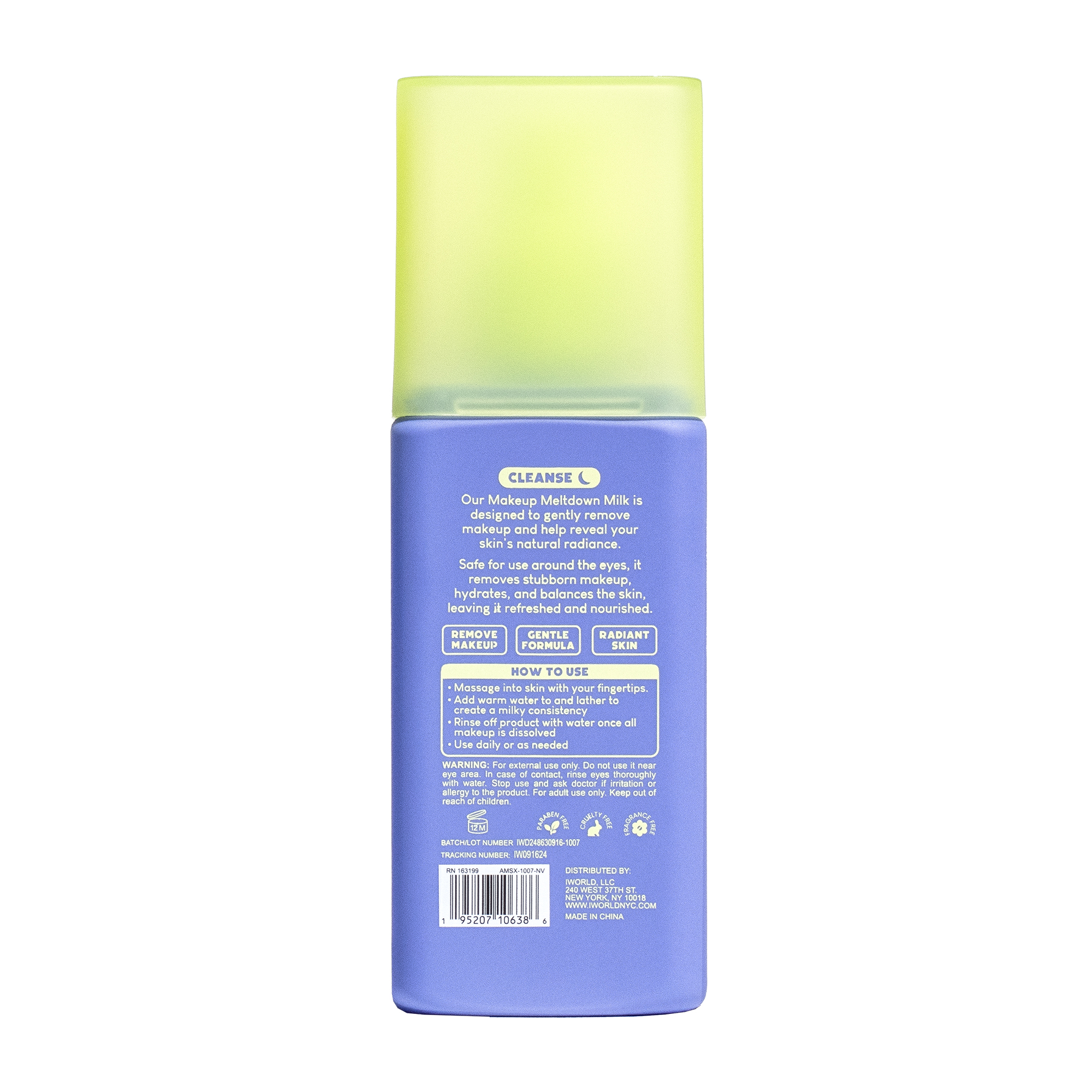 Amora Makeup Meltdown Milk Cleanser 6.8 Fl.Oz