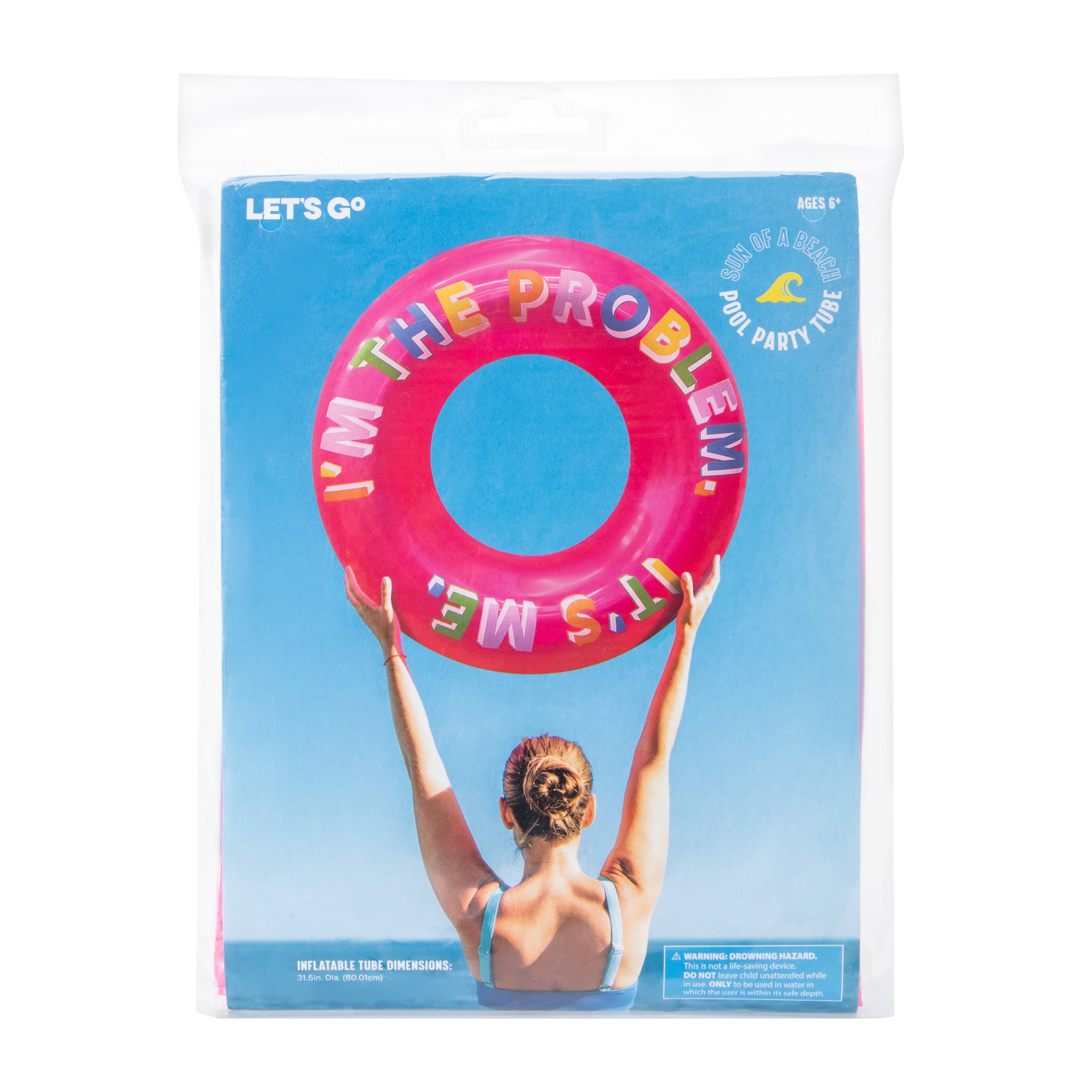 Printed Pool Party Tube