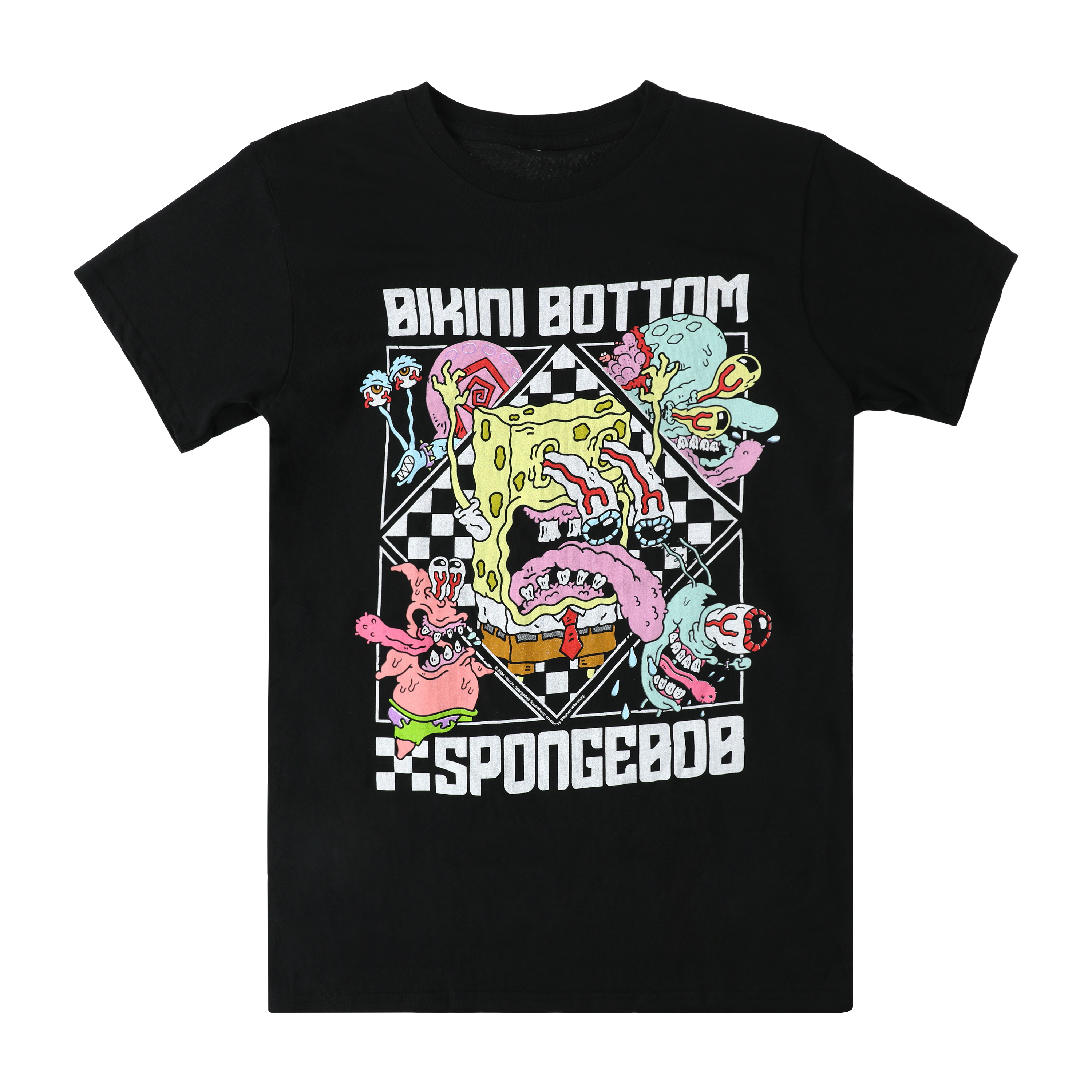 Bikini Bottom SpongeBob And Friends Graphic Tee