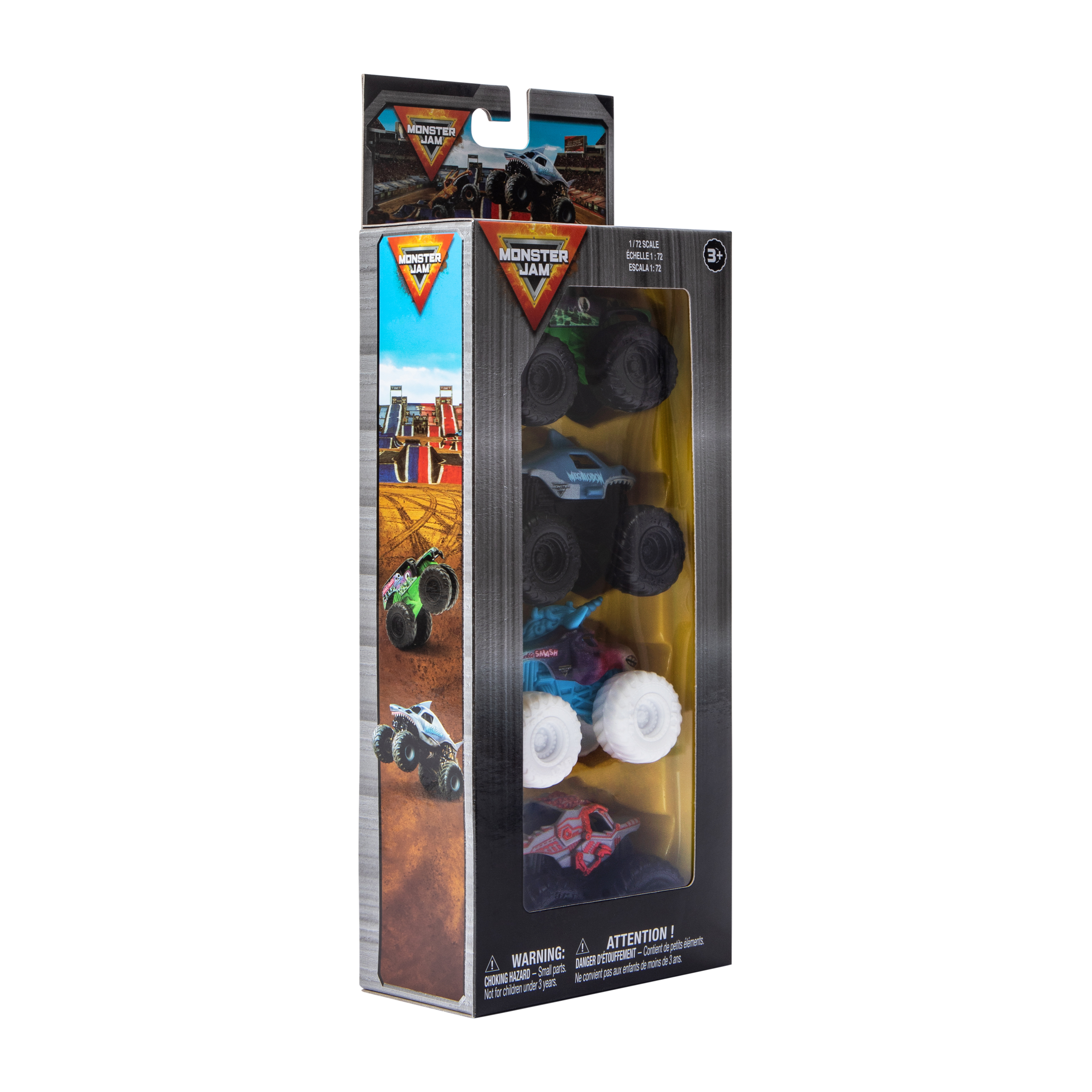 Monster Jam Toy Set 4-Pack
