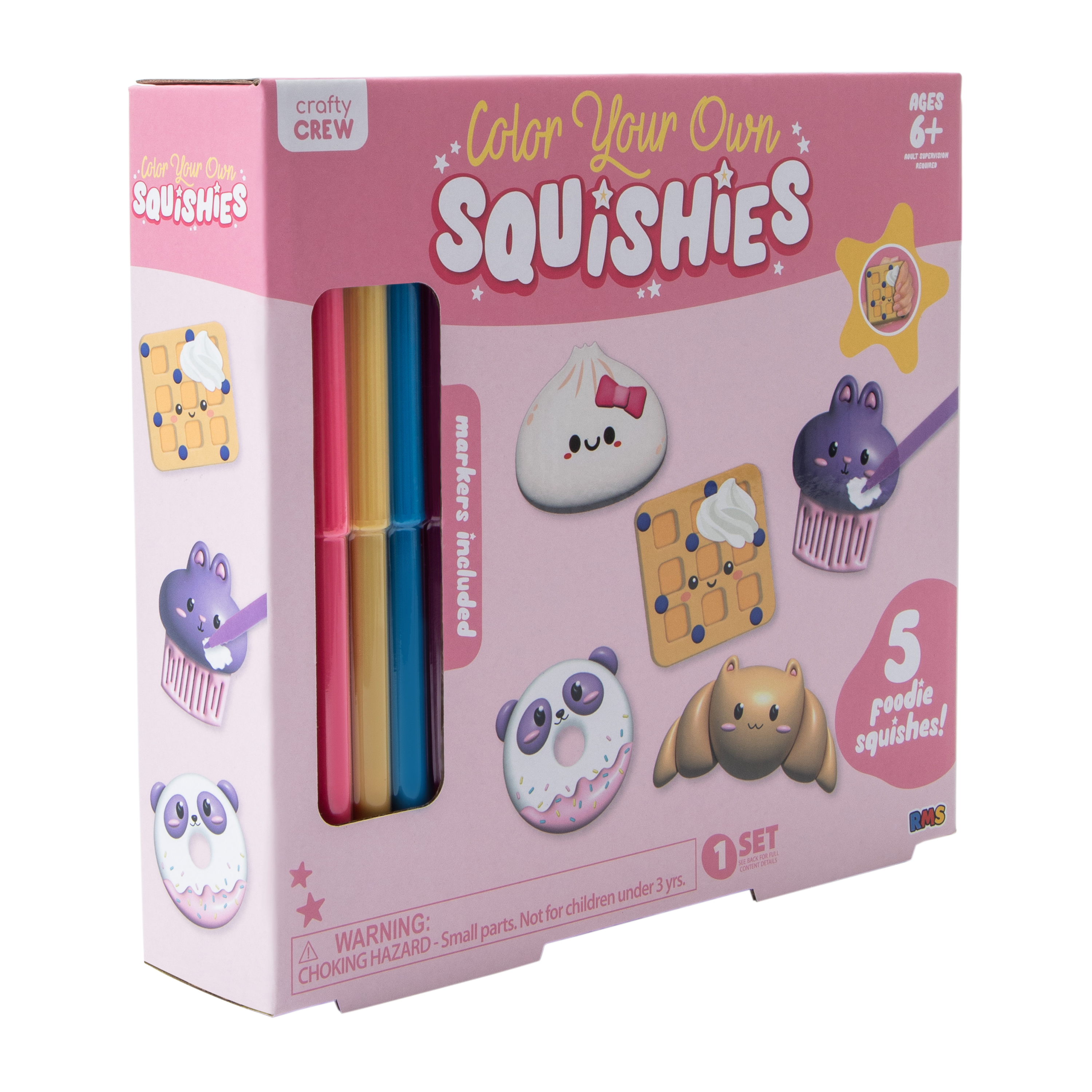 Crafty Crew Color Your Own Squishies Set