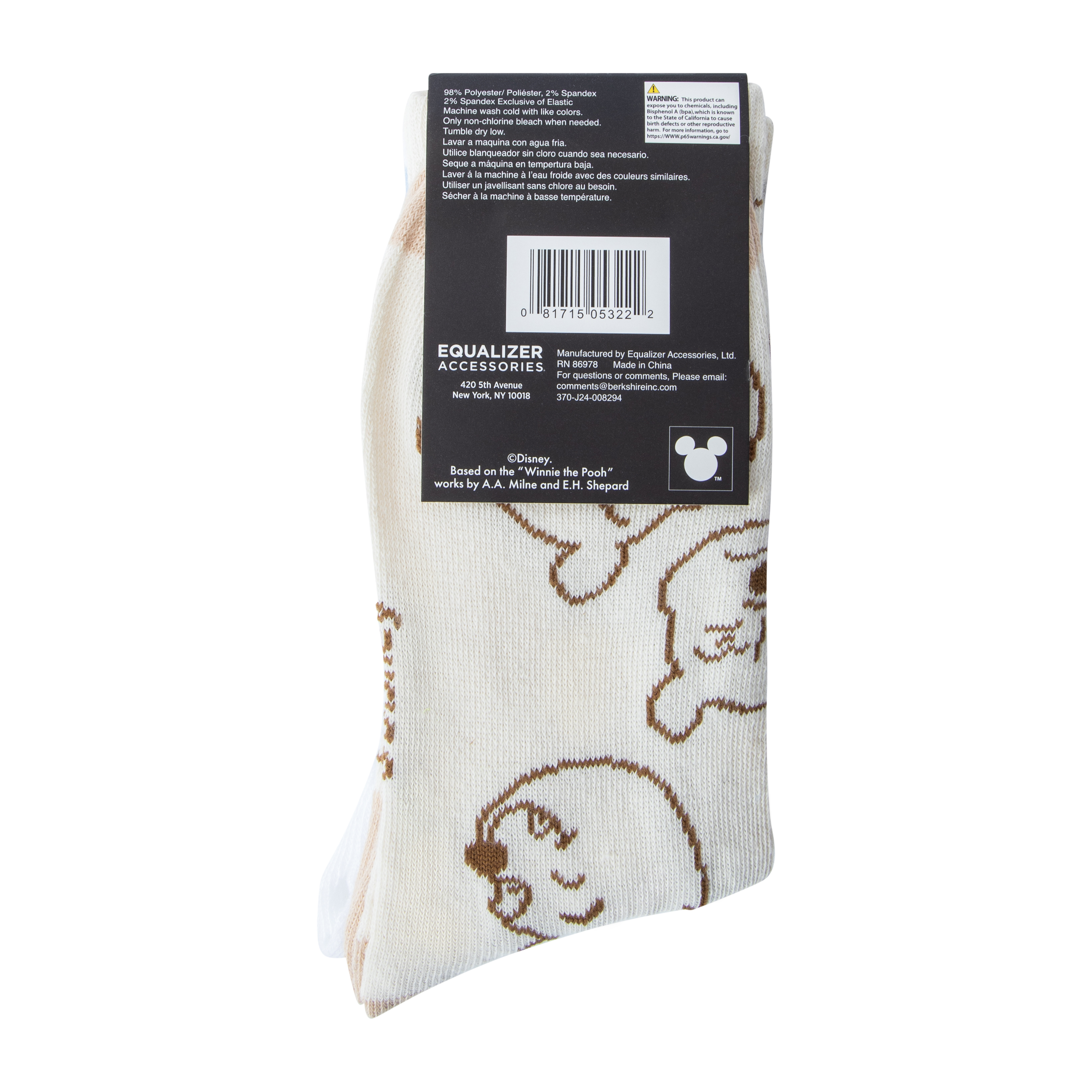 Juniors Disney Crew Socks 2-Pairs