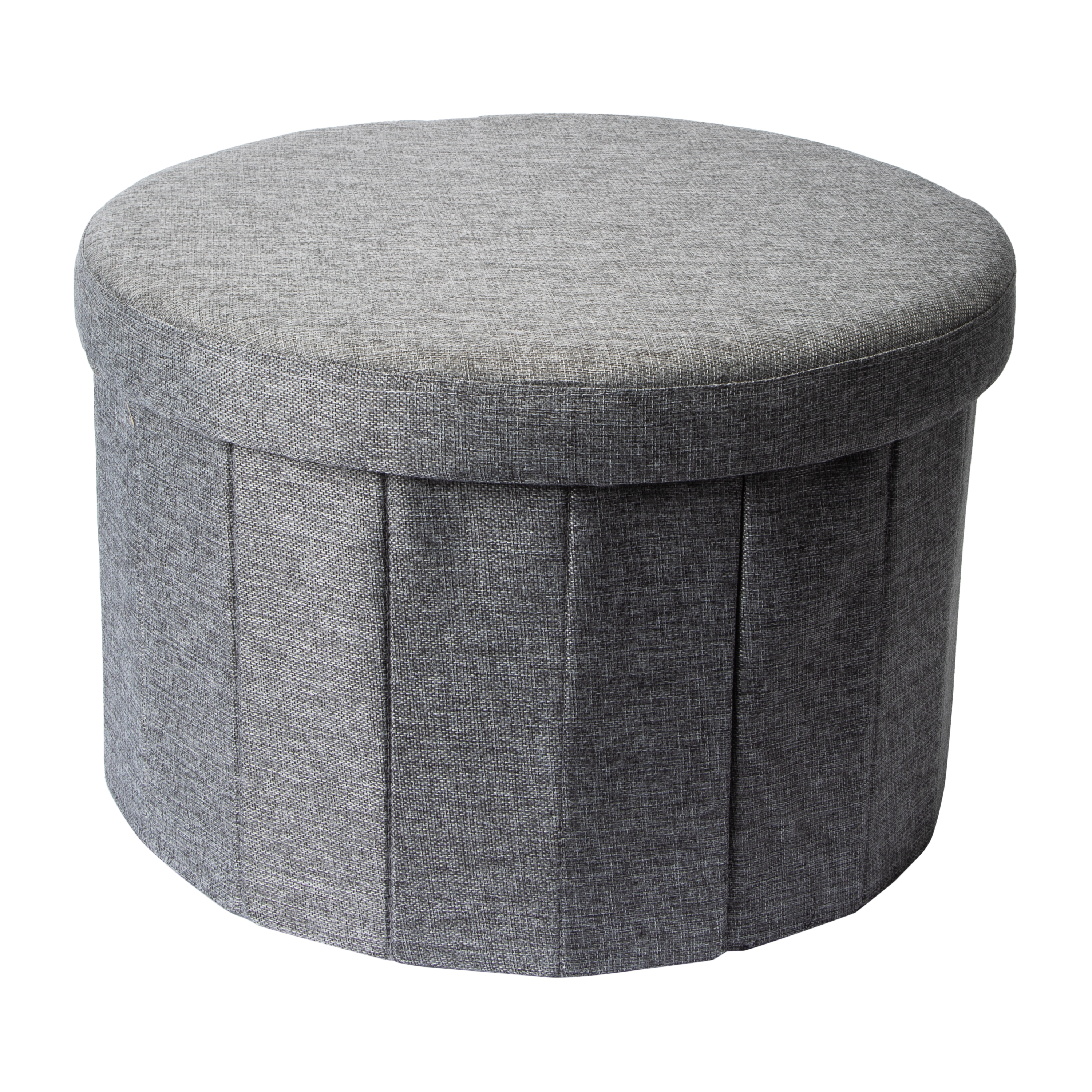 Collapsible Shoe Storage Ottoman