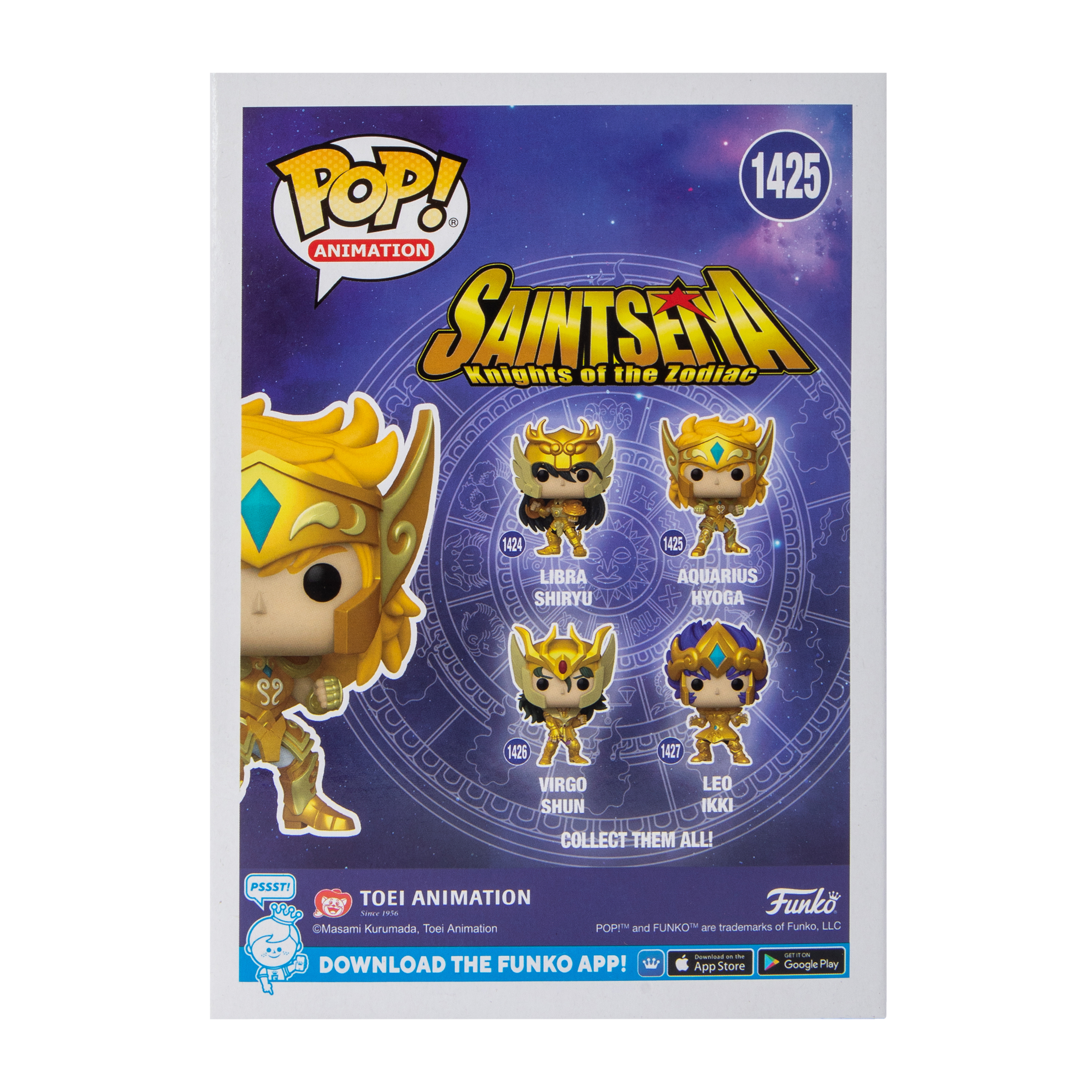 Funko Pop! Saint Seiya Aquarius Hyoga Vinyl Figure
