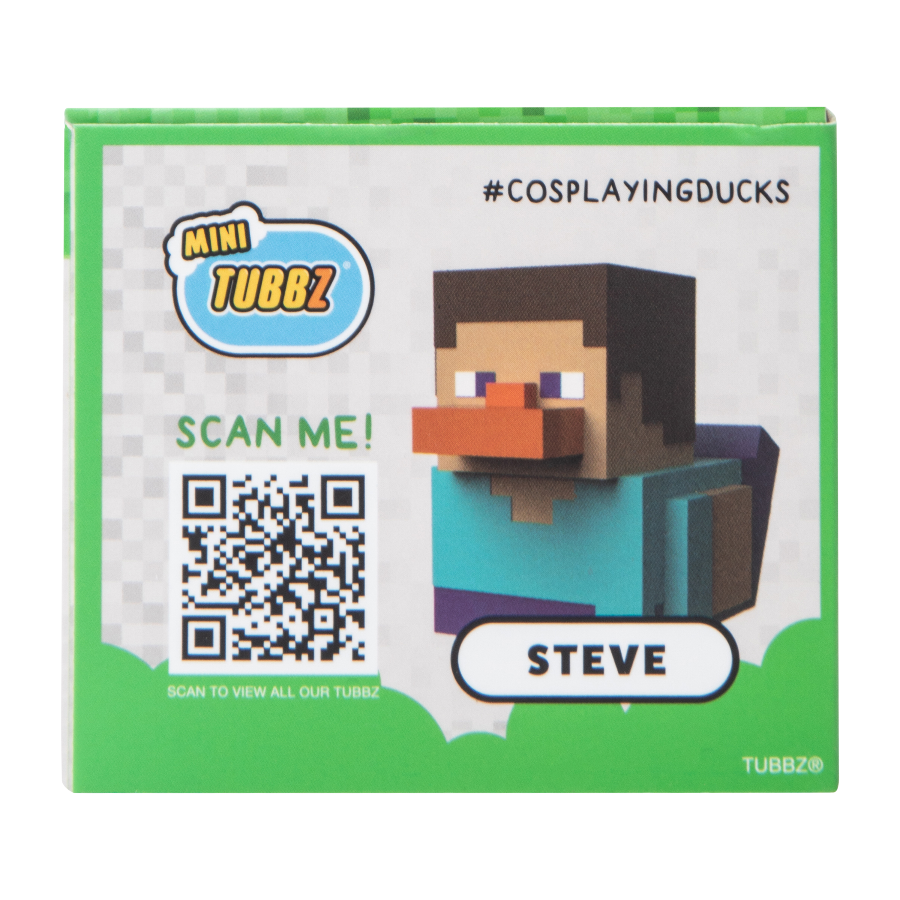 Mini Tubbz® Minecraft Steve Duck Figure