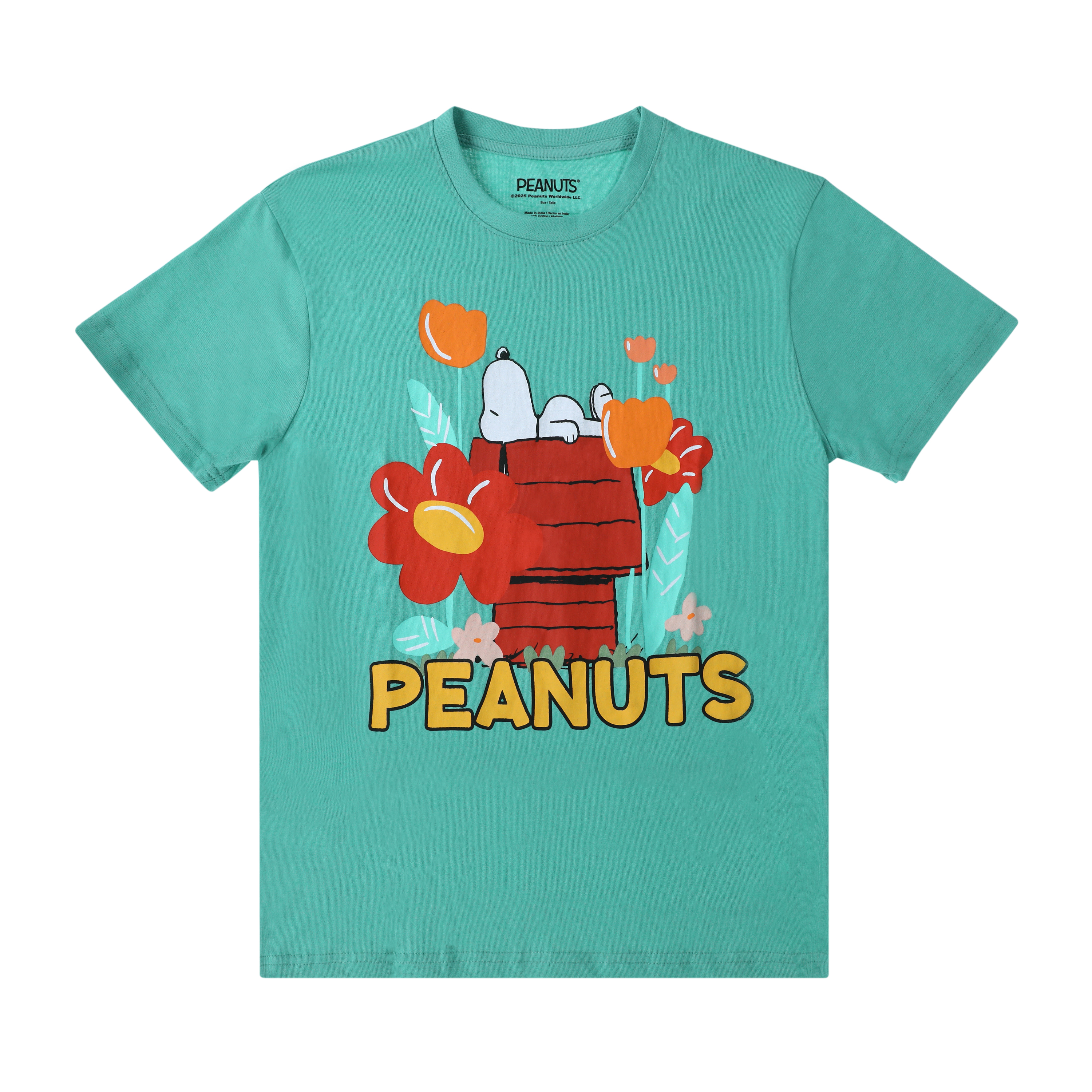 Floral Peanuts Graphic Tee