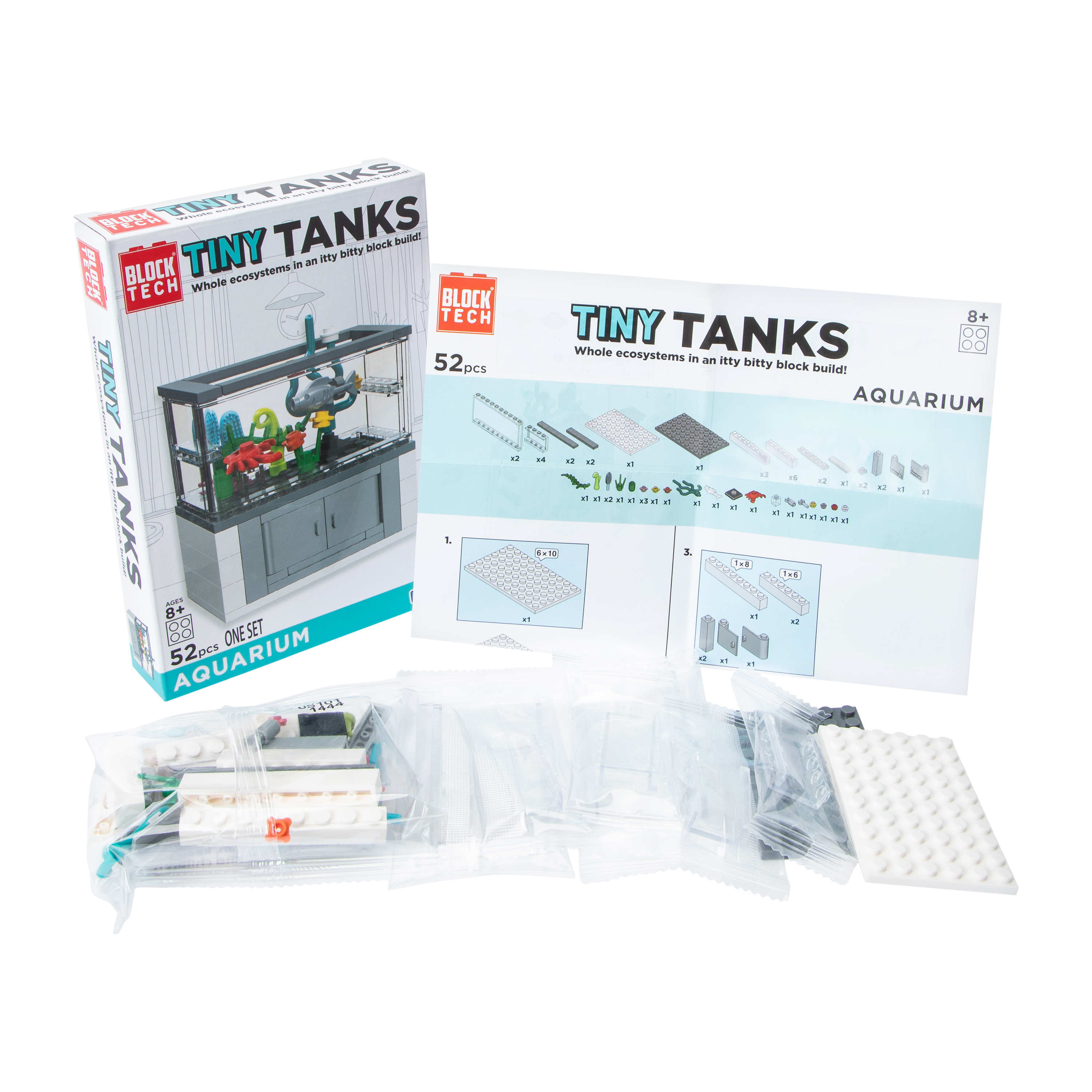 Block Tech® Tiny Tanks Ecosystem Set