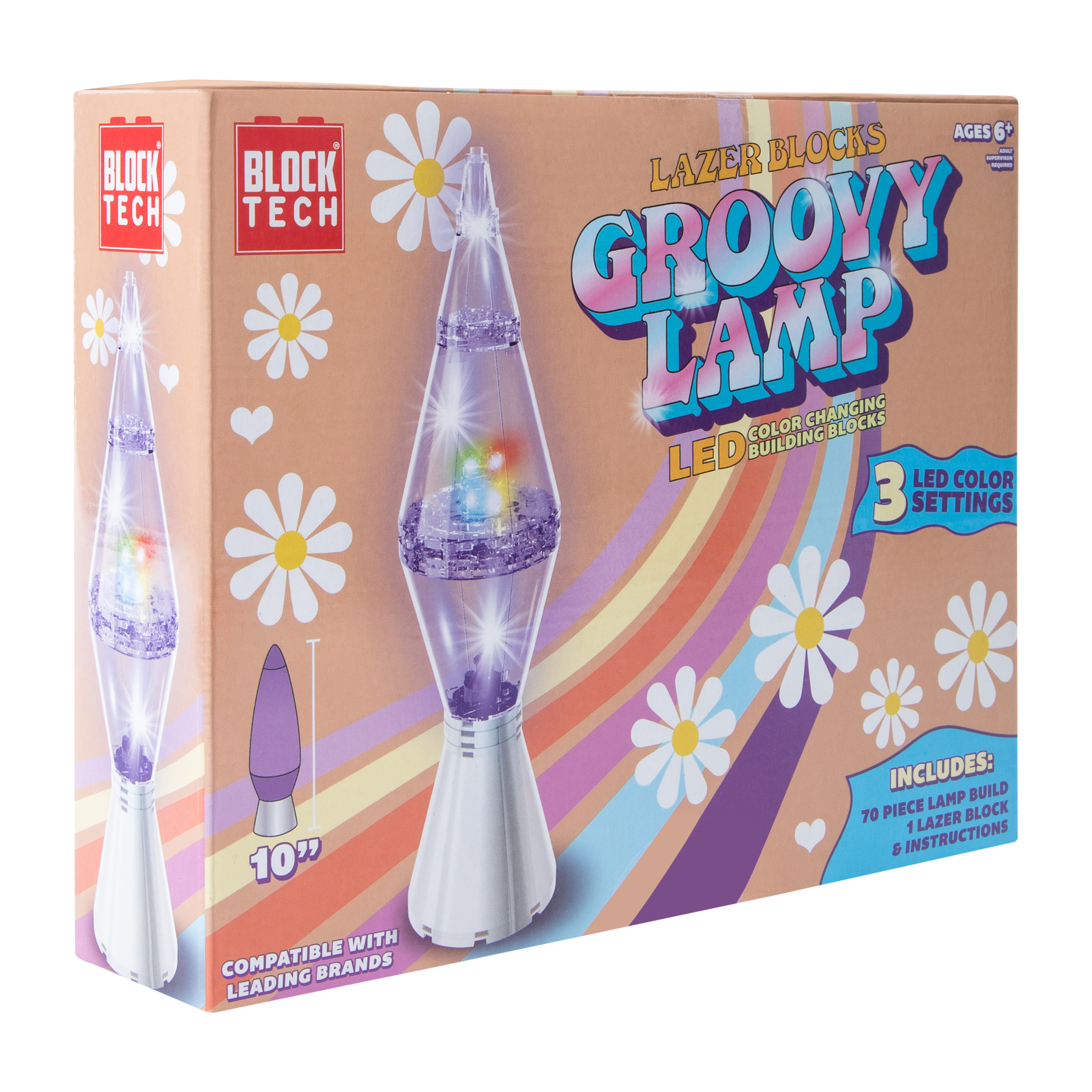 韓国BL フラッシュライト CAMPUS COUPLE 新学期 セット Build With Me! Block Tech - Lazer Blocks - Groovy Lamp - With