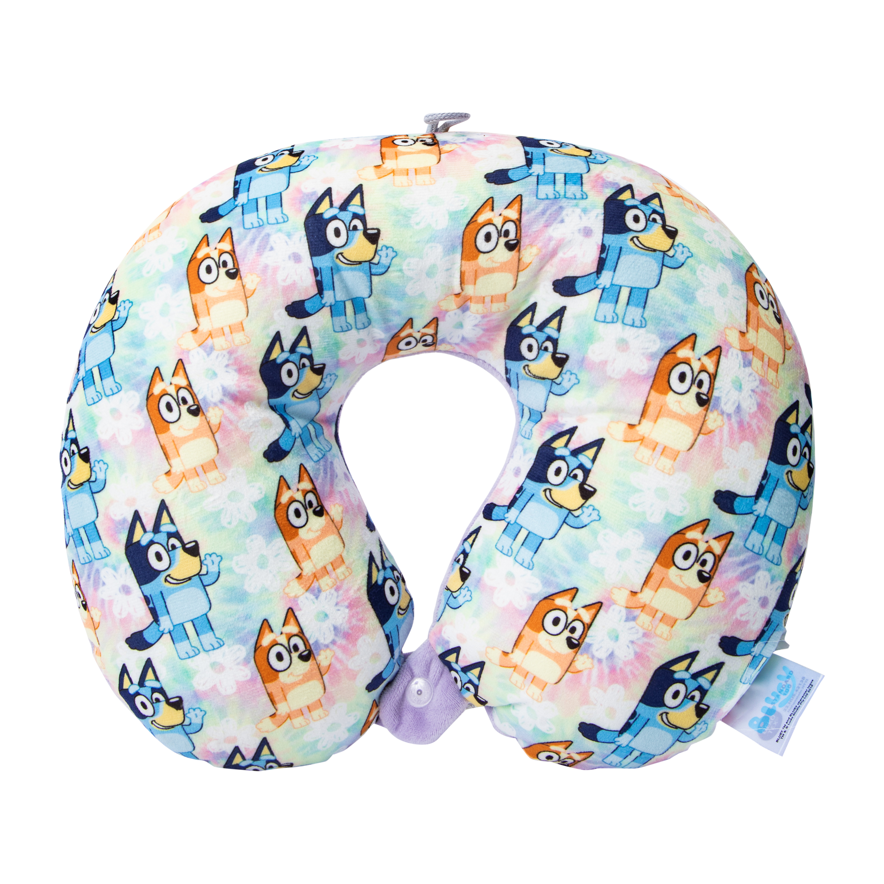 Bluey™ Tie Dye Travel Neck Pillow