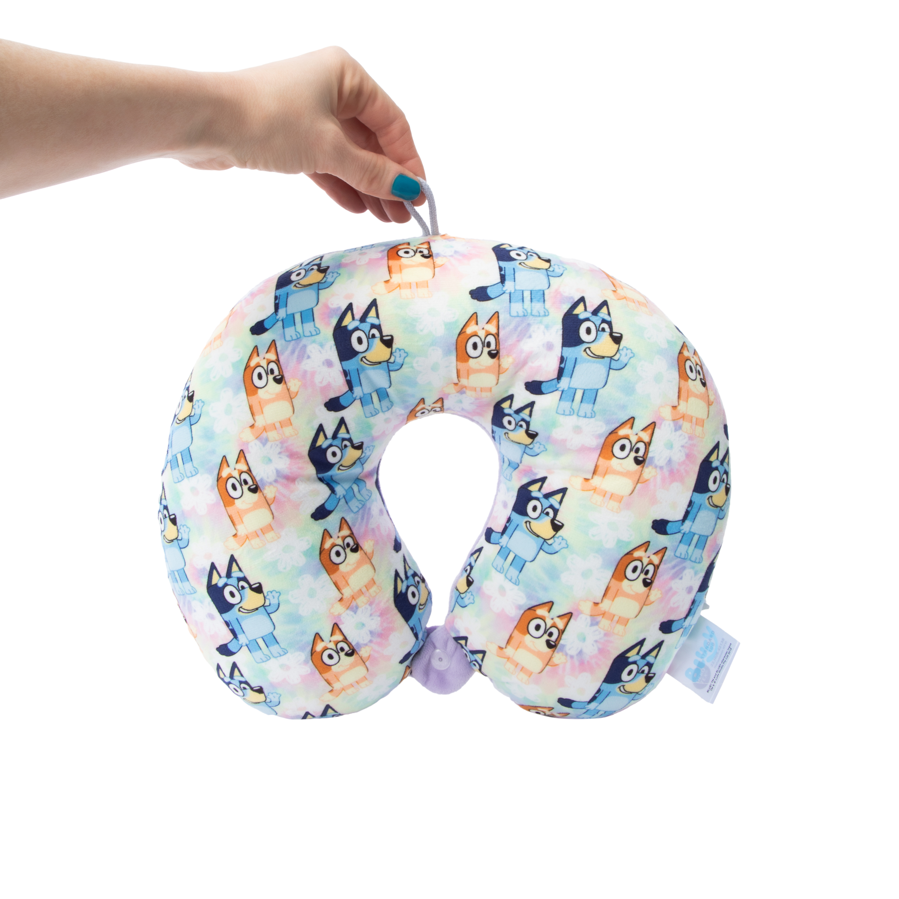 Bluey™ Tie Dye Travel Neck Pillow