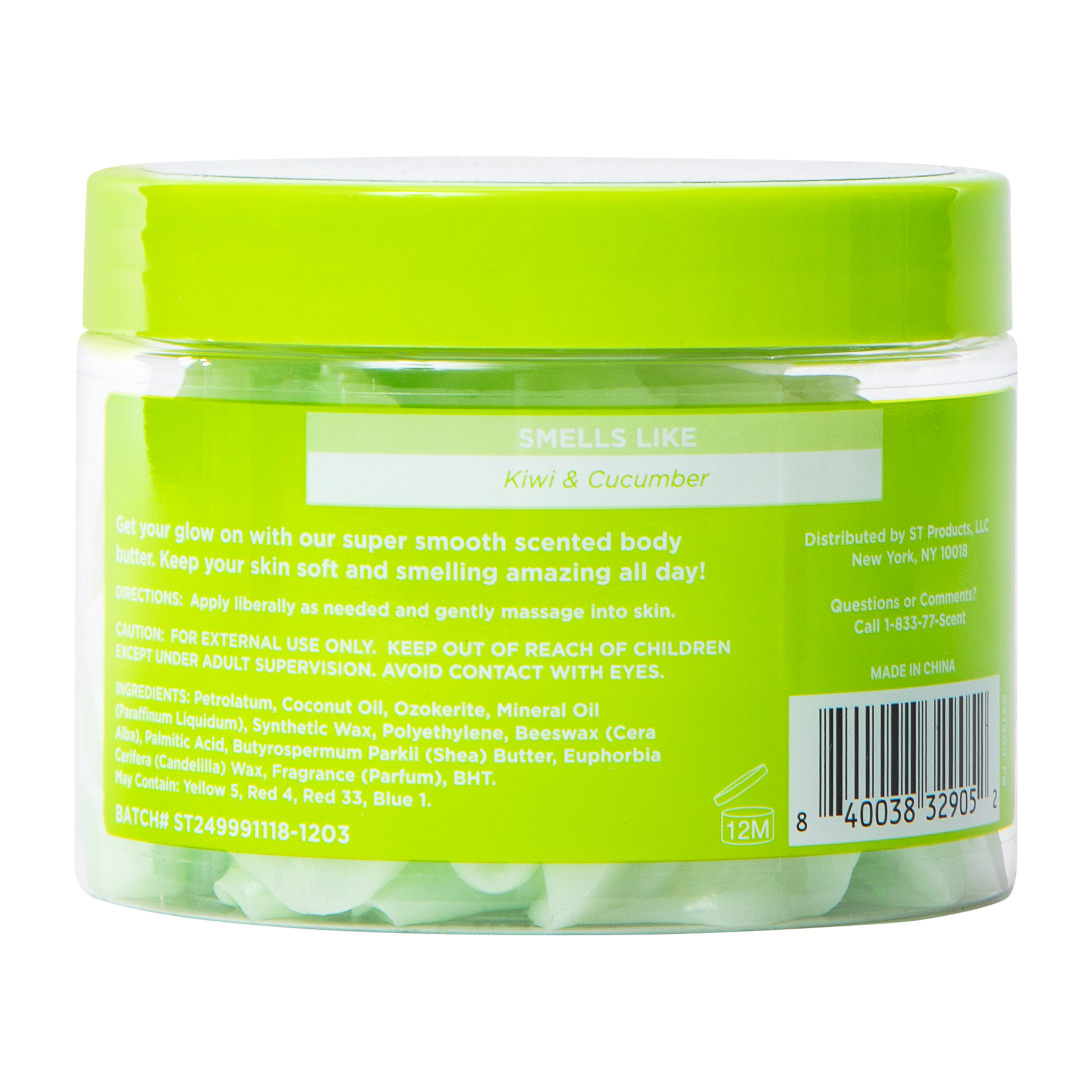 Kiwi Cucumber Whipped Body Butter 7oz