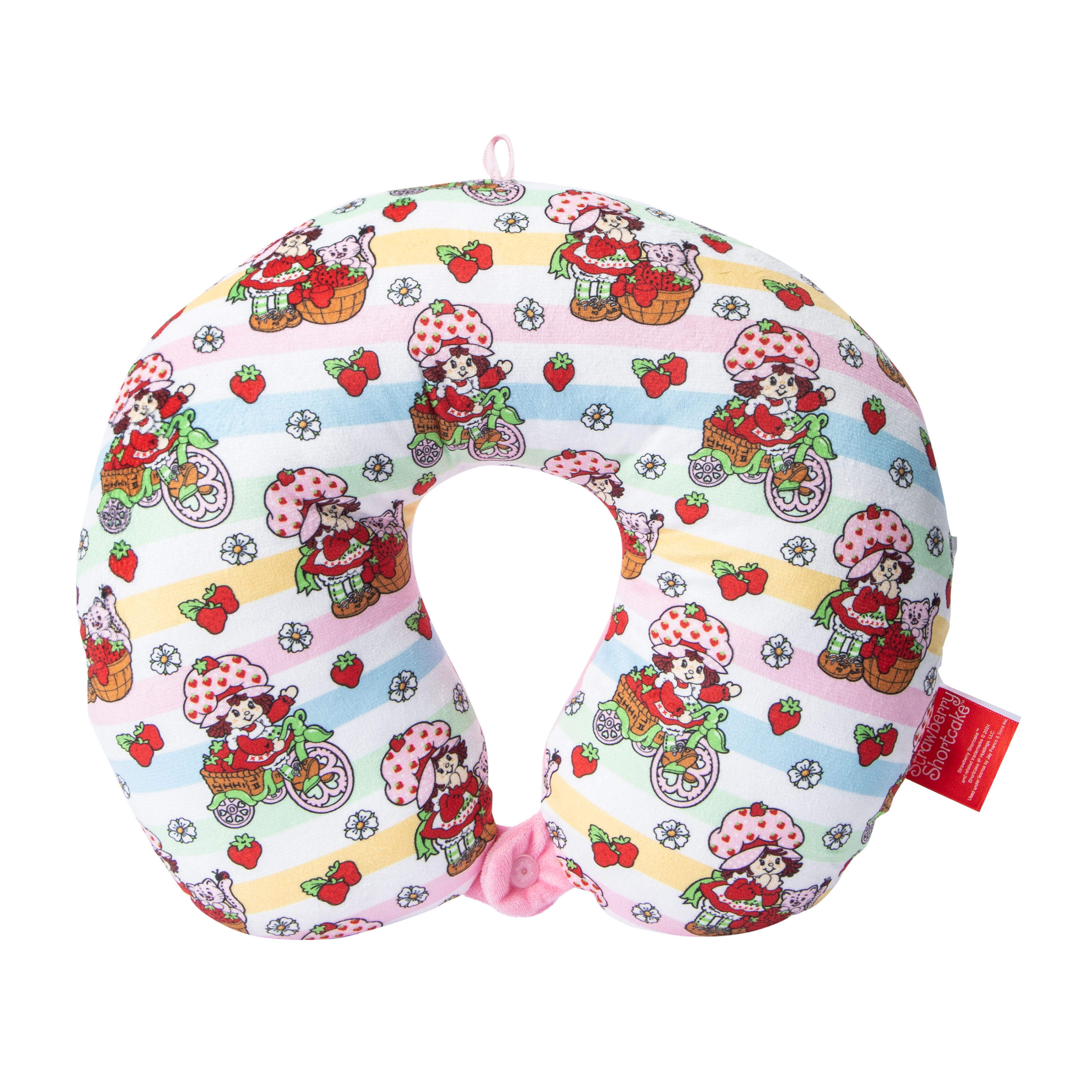 Strawberry Shortcake™ Striped Travel Pillow