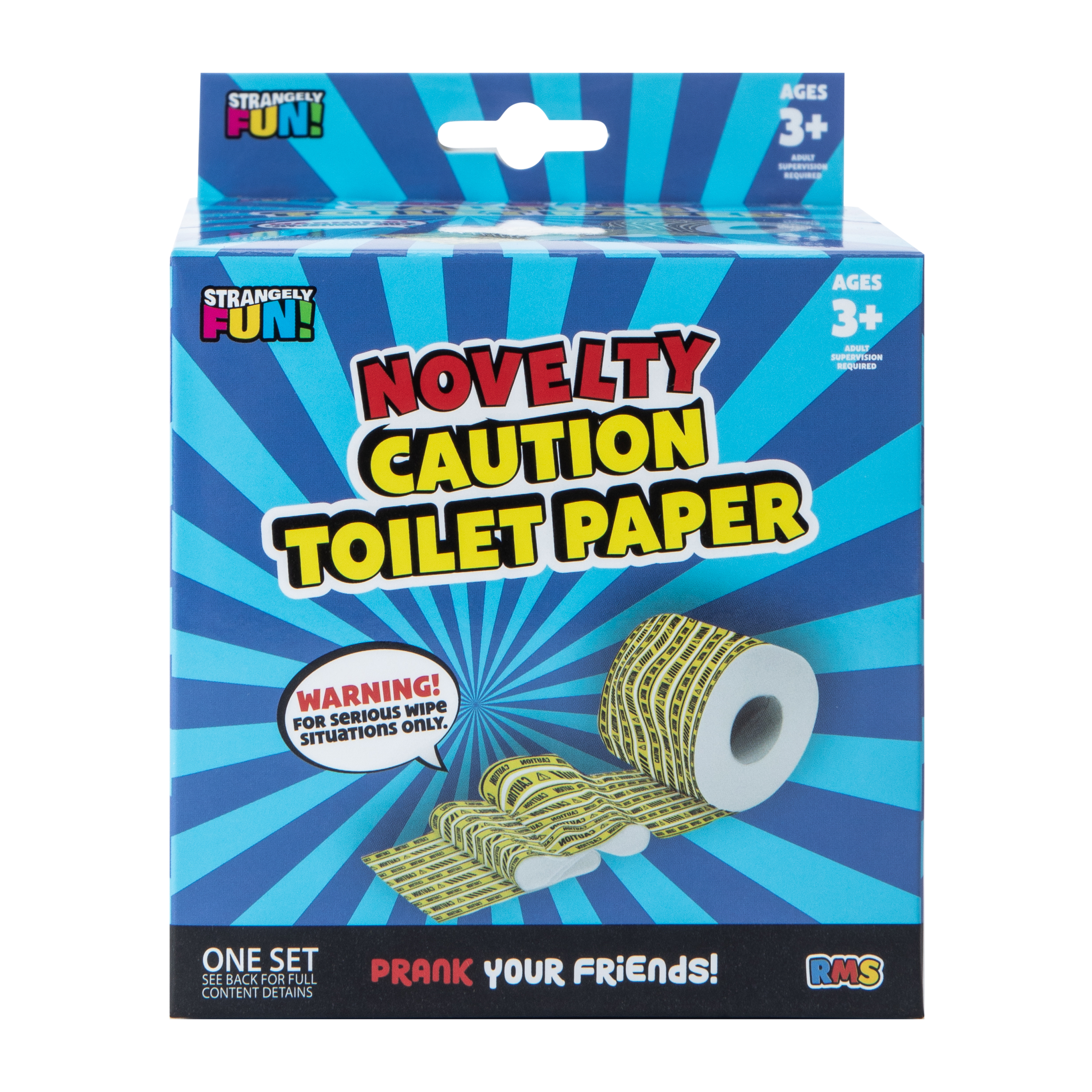 Novelty Caution Toilet Paper Set