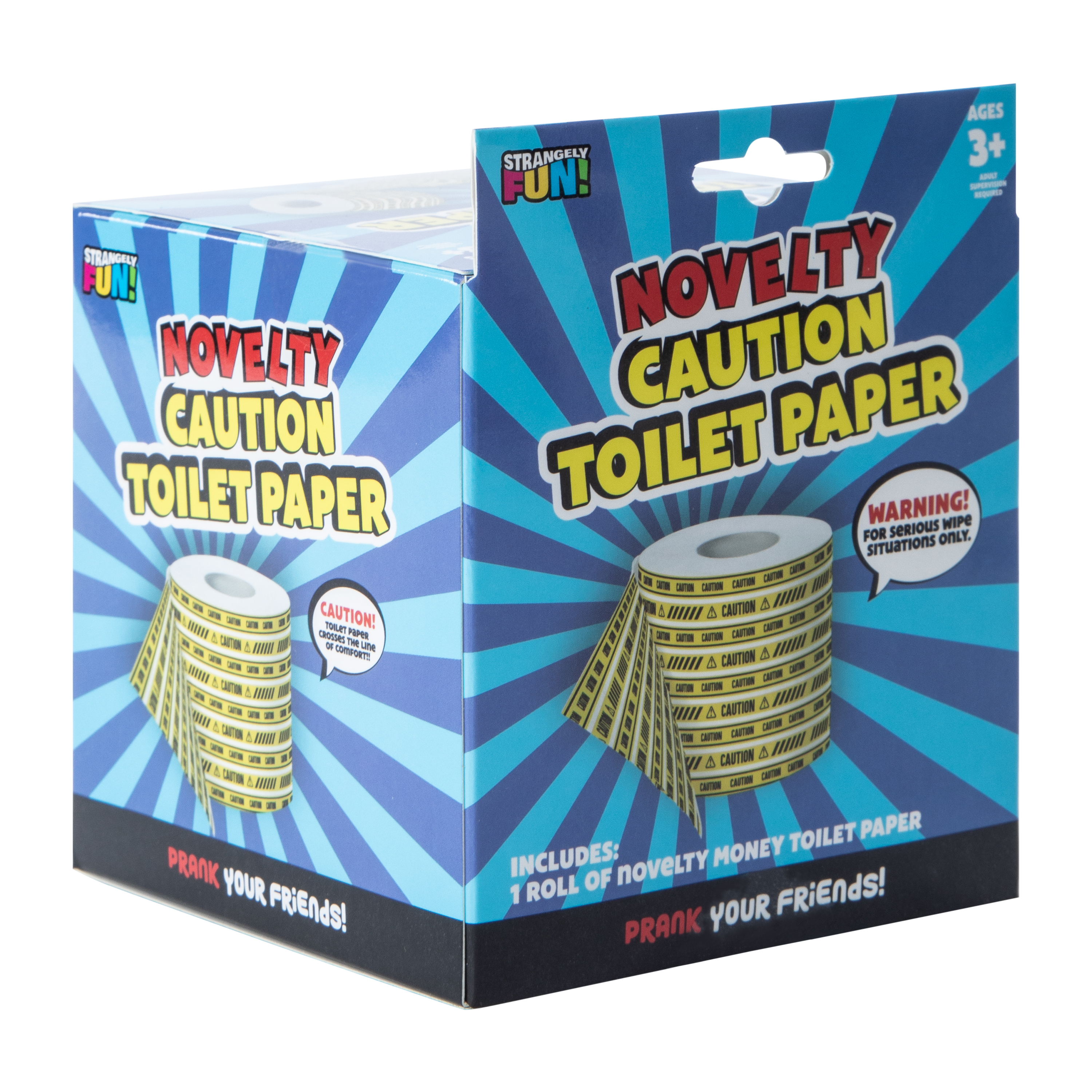 Novelty Caution Toilet Paper Set